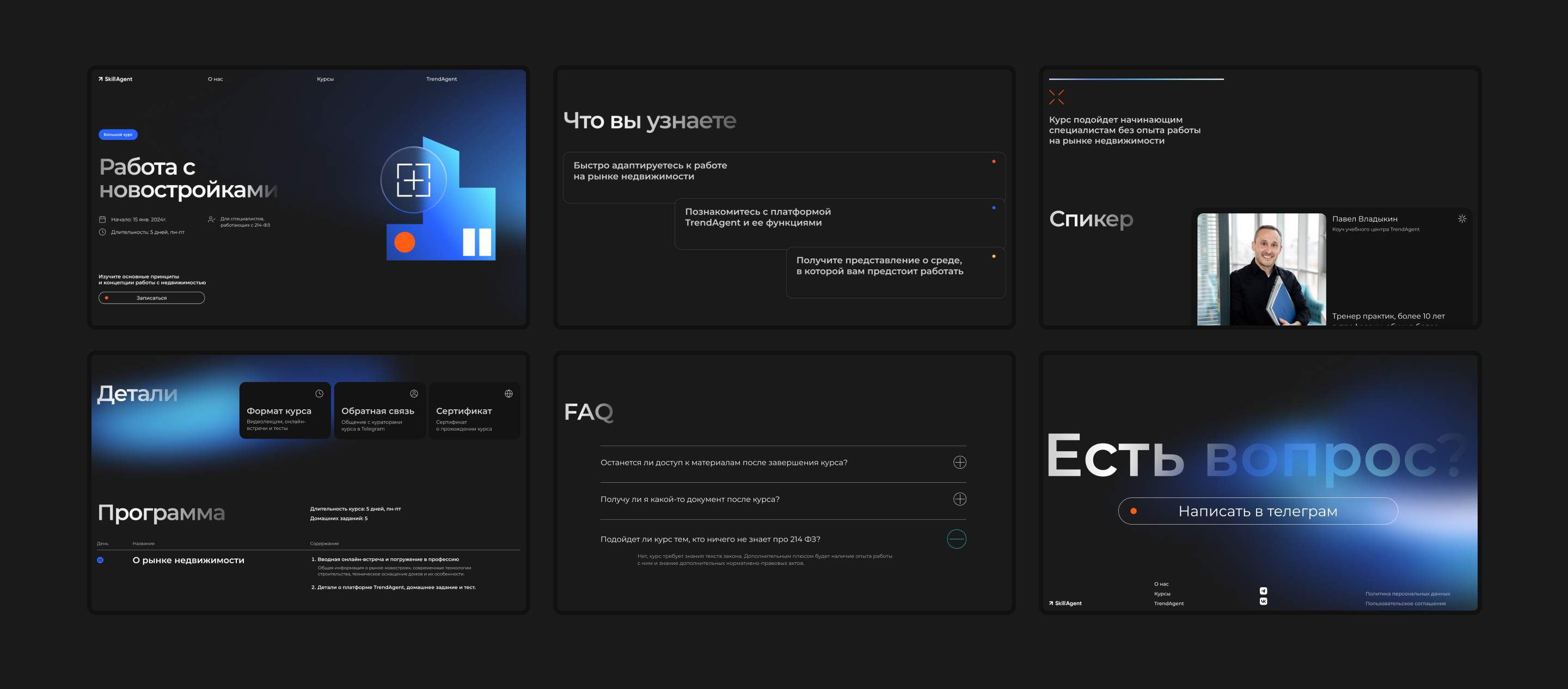 SkillAgent — Landing page — Изображение №13 — Интерфейсы на Dprofile