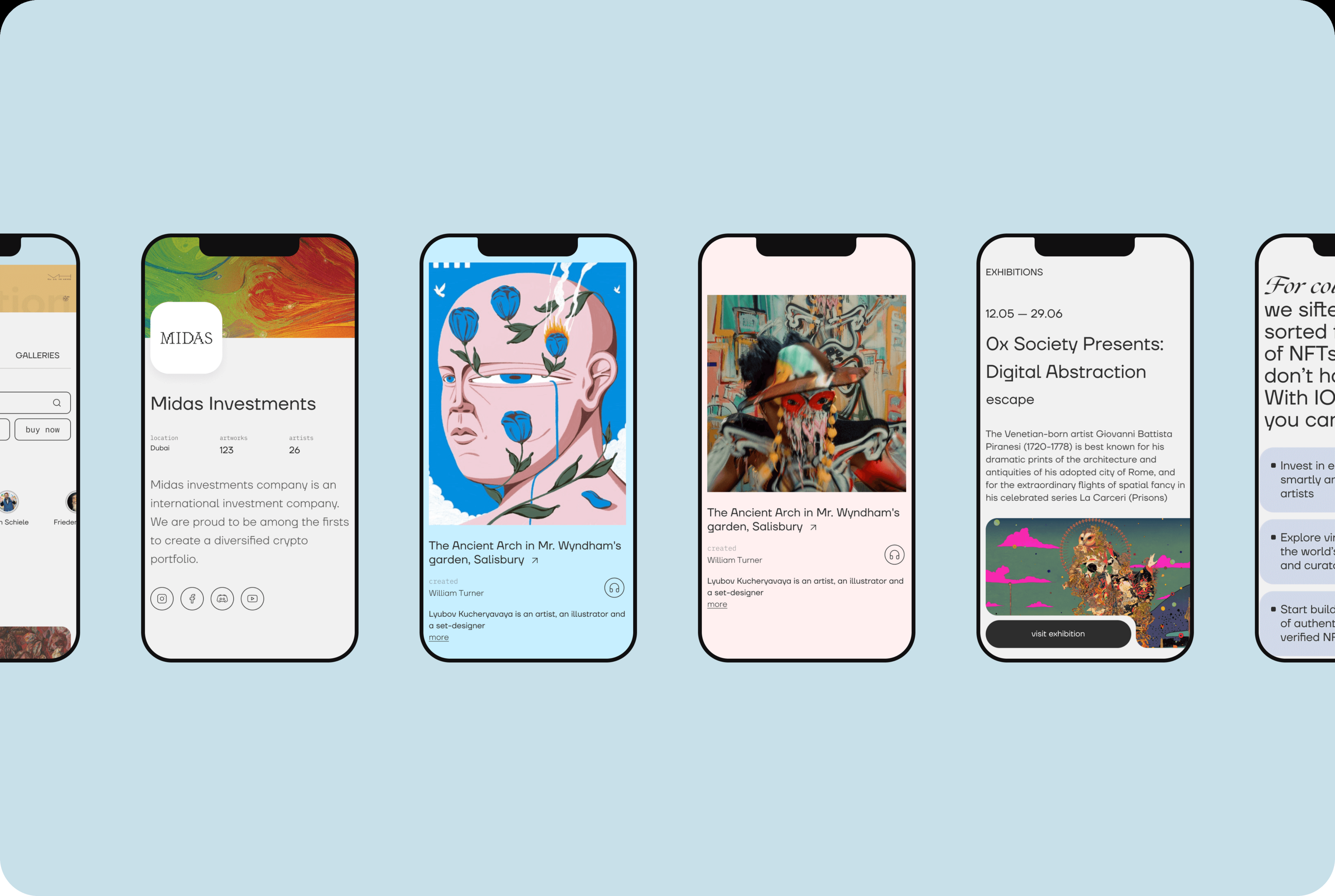 IOGINALITY — NFT-marketplace of offline modern art — Изображение №20 — Интерфейсы на Dprofile