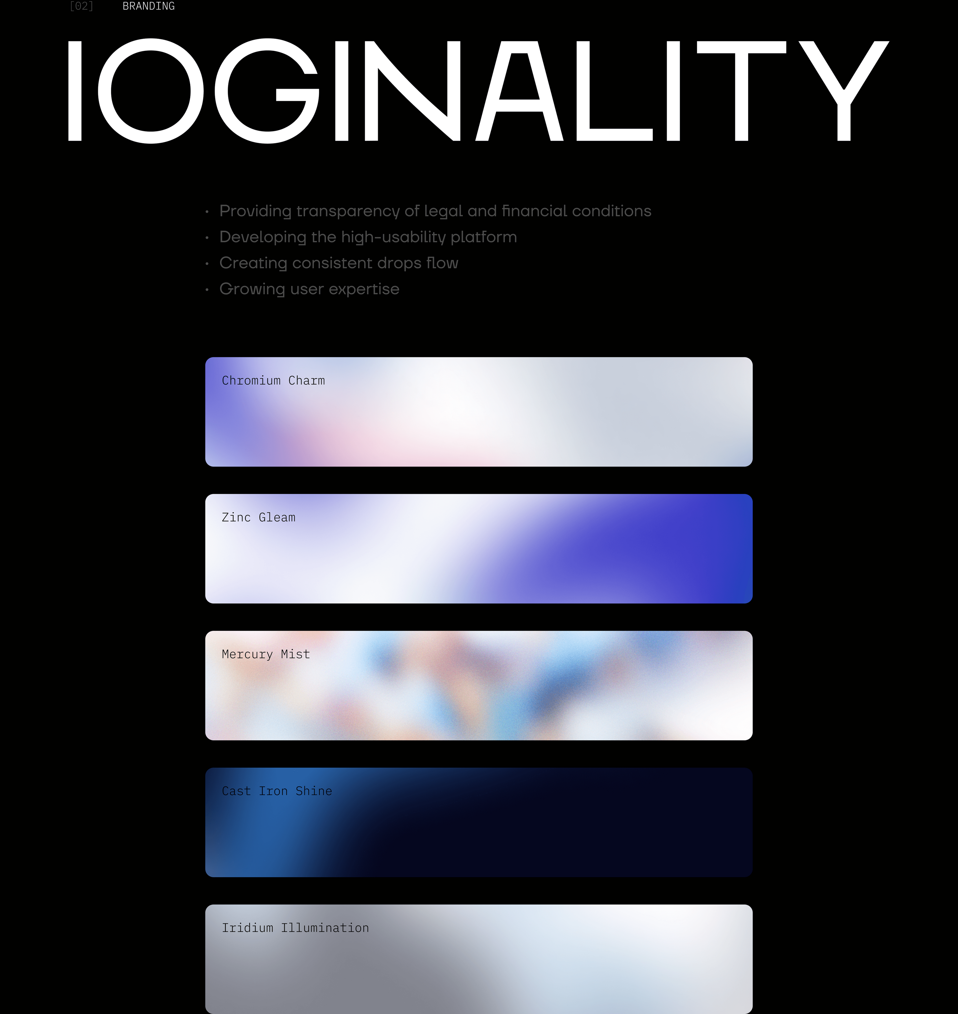 IOGINALITY — NFT-marketplace of offline modern art — Изображение №7 — Интерфейсы на Dprofile