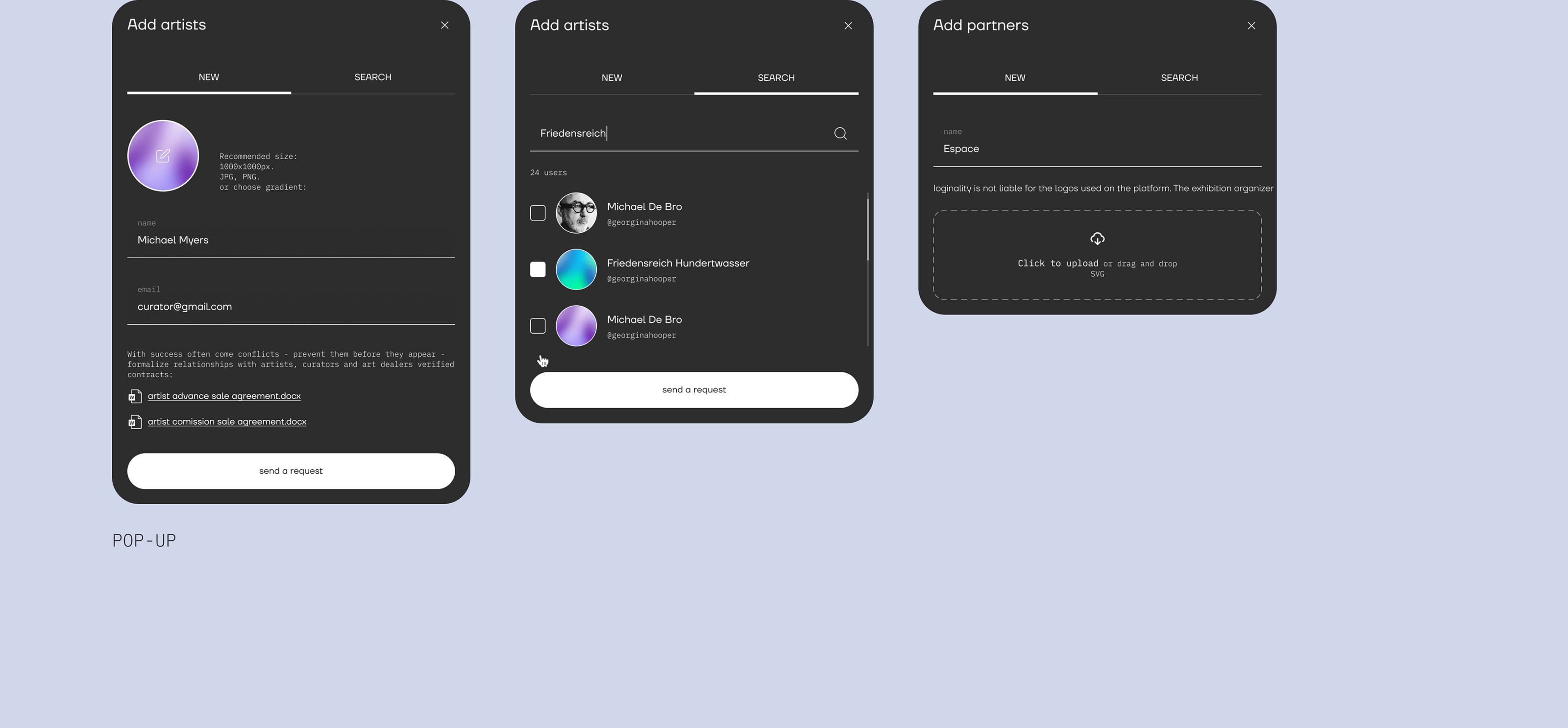 IOGINALITY — NFT-marketplace of offline modern art — Изображение №16 — Интерфейсы на Dprofile