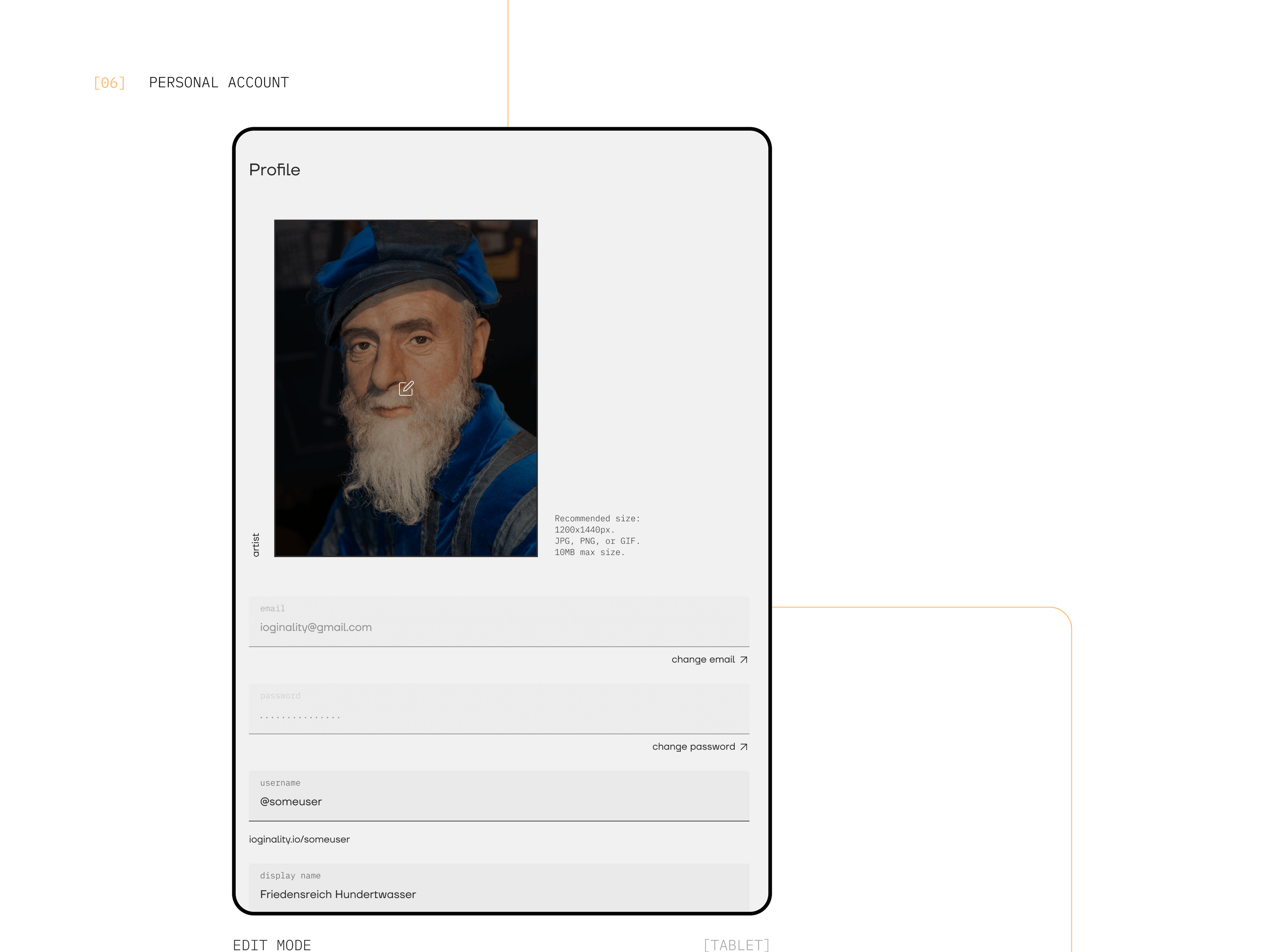 IOGINALITY — NFT-marketplace of offline modern art — Изображение №13 — Интерфейсы на Dprofile