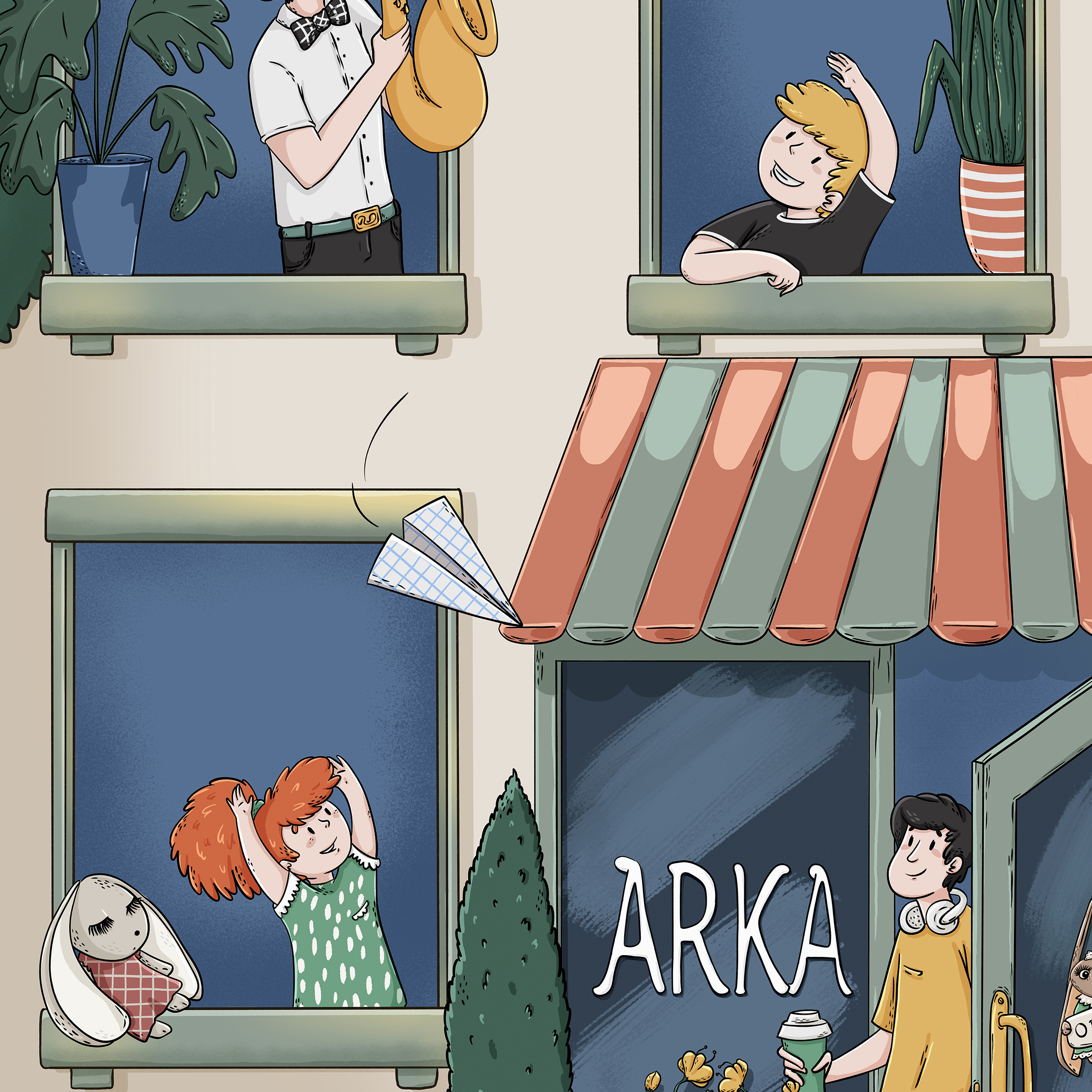 Hotel Life for ArkaHotel — Изображение №7 — Иллюстрация, Маркетинг на Dprofile