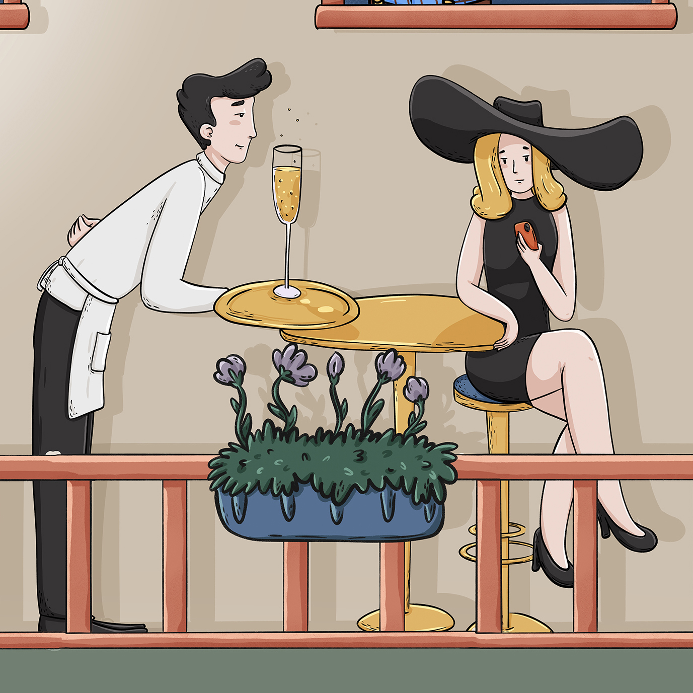 Hotel Life for ArkaHotel — Изображение №14 — Иллюстрация, Маркетинг на Dprofile