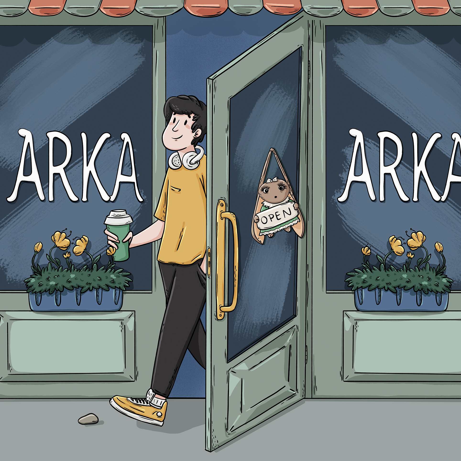 Hotel Life for ArkaHotel — Изображение №11 — Иллюстрация, Маркетинг на Dprofile