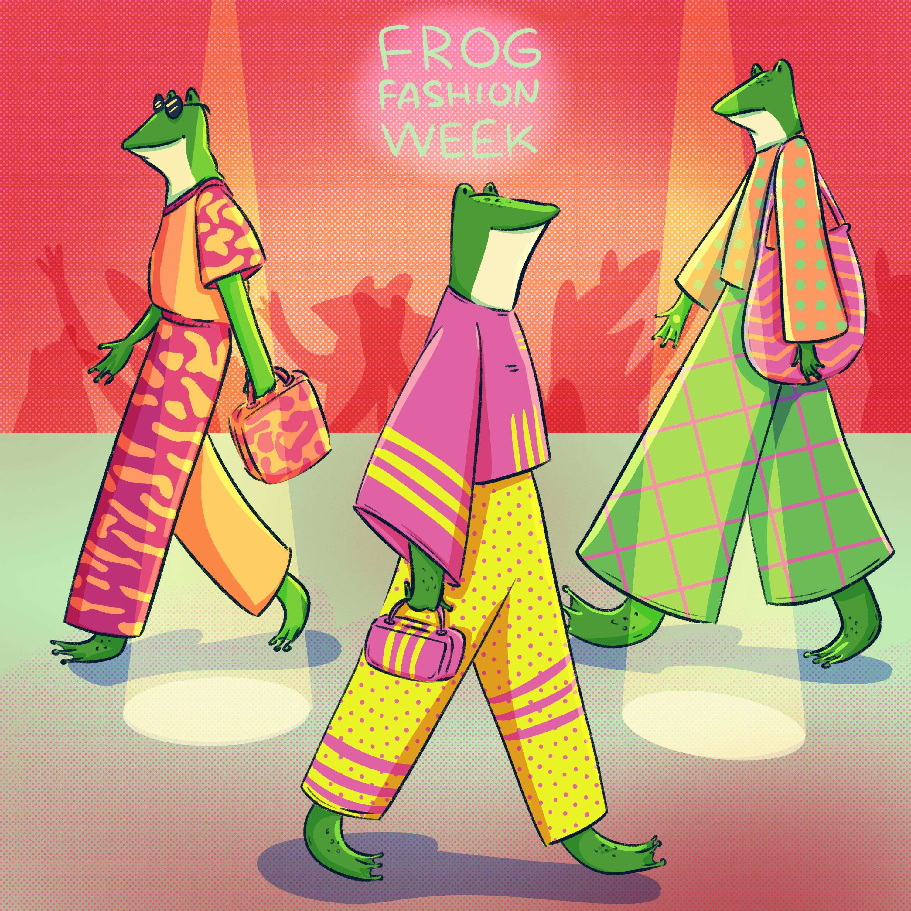 Frog Fashion week — Изображение №1 — Брендинг, Иллюстрация на Dprofile