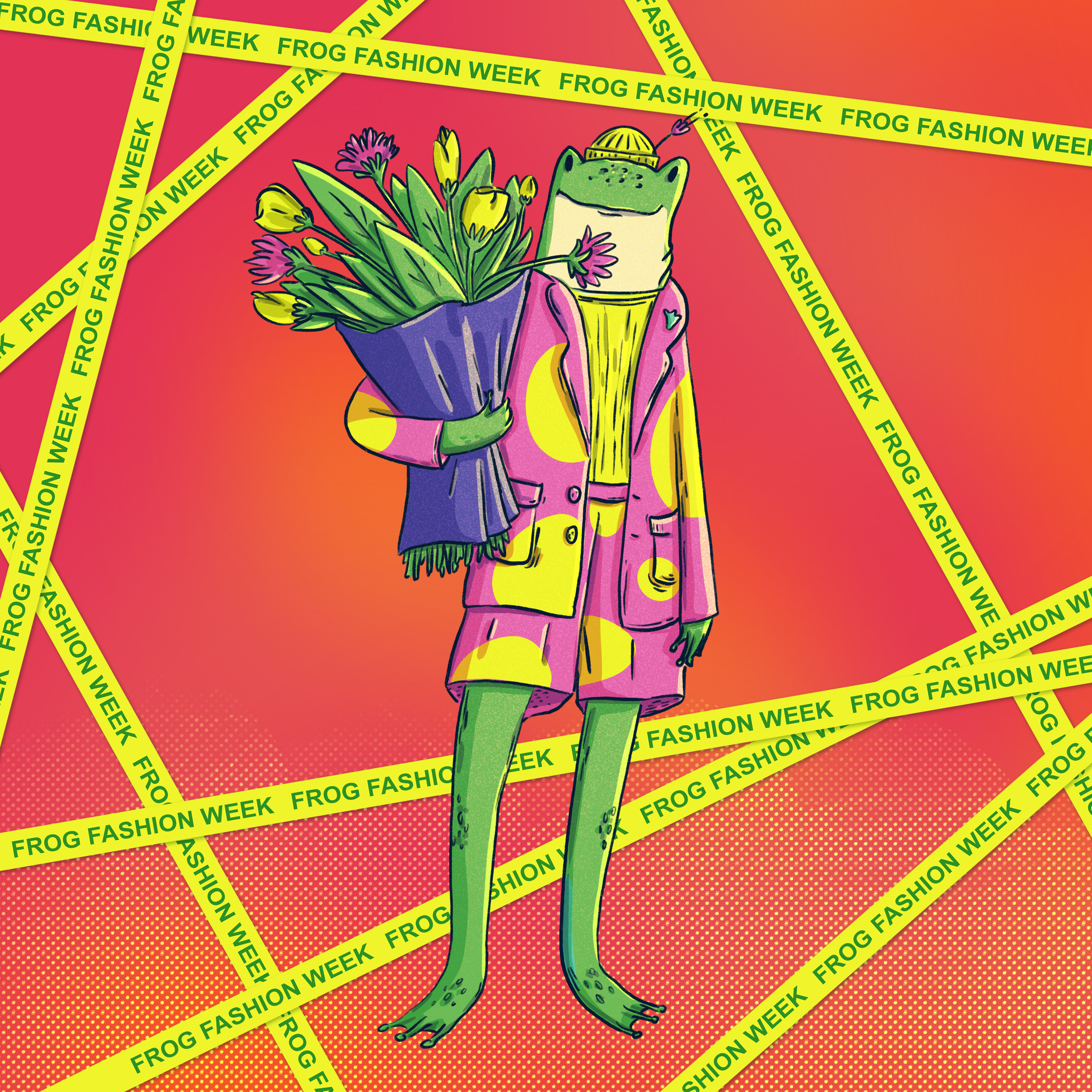 Frog Fashion week — Изображение №3 — Брендинг, Иллюстрация на Dprofile