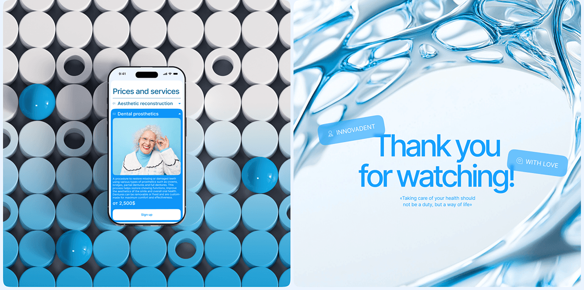 DENTAL MEDICAL WEBSITE | UX UI DESIGN — Изображение №11 — Интерфейсы, Графика на Dprofile