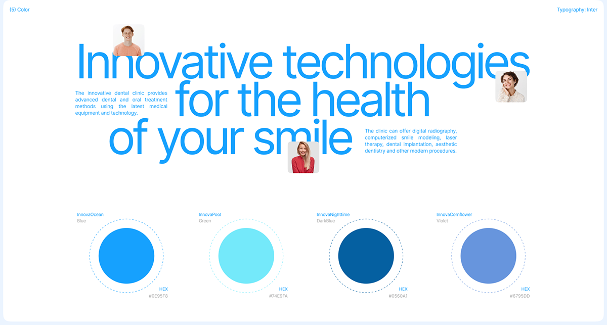 DENTAL MEDICAL WEBSITE | UX UI DESIGN — Изображение №8 — Интерфейсы, Графика на Dprofile