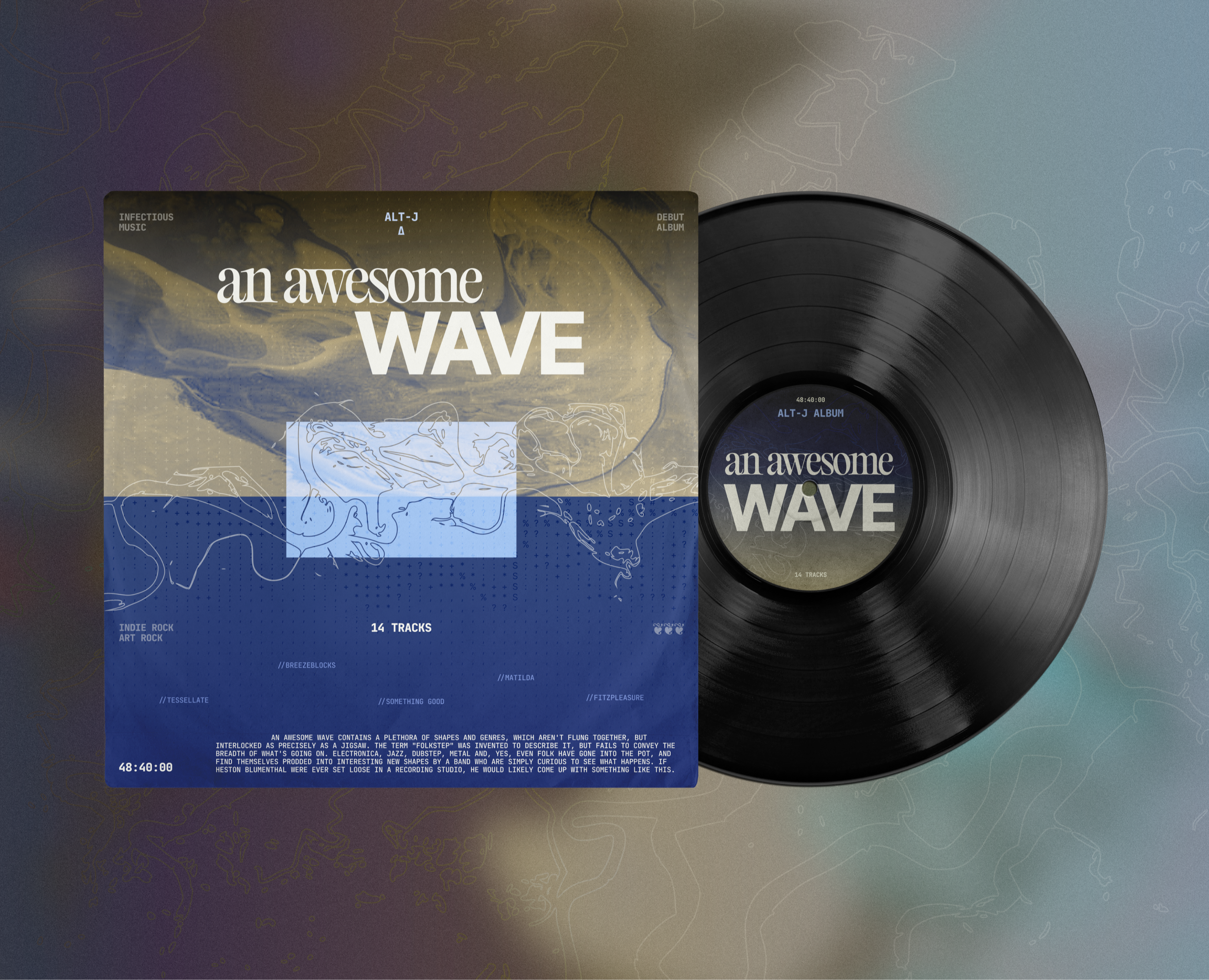 alt-J album cover redesign | vinyl design — Брендинг, Графика на Dprofile