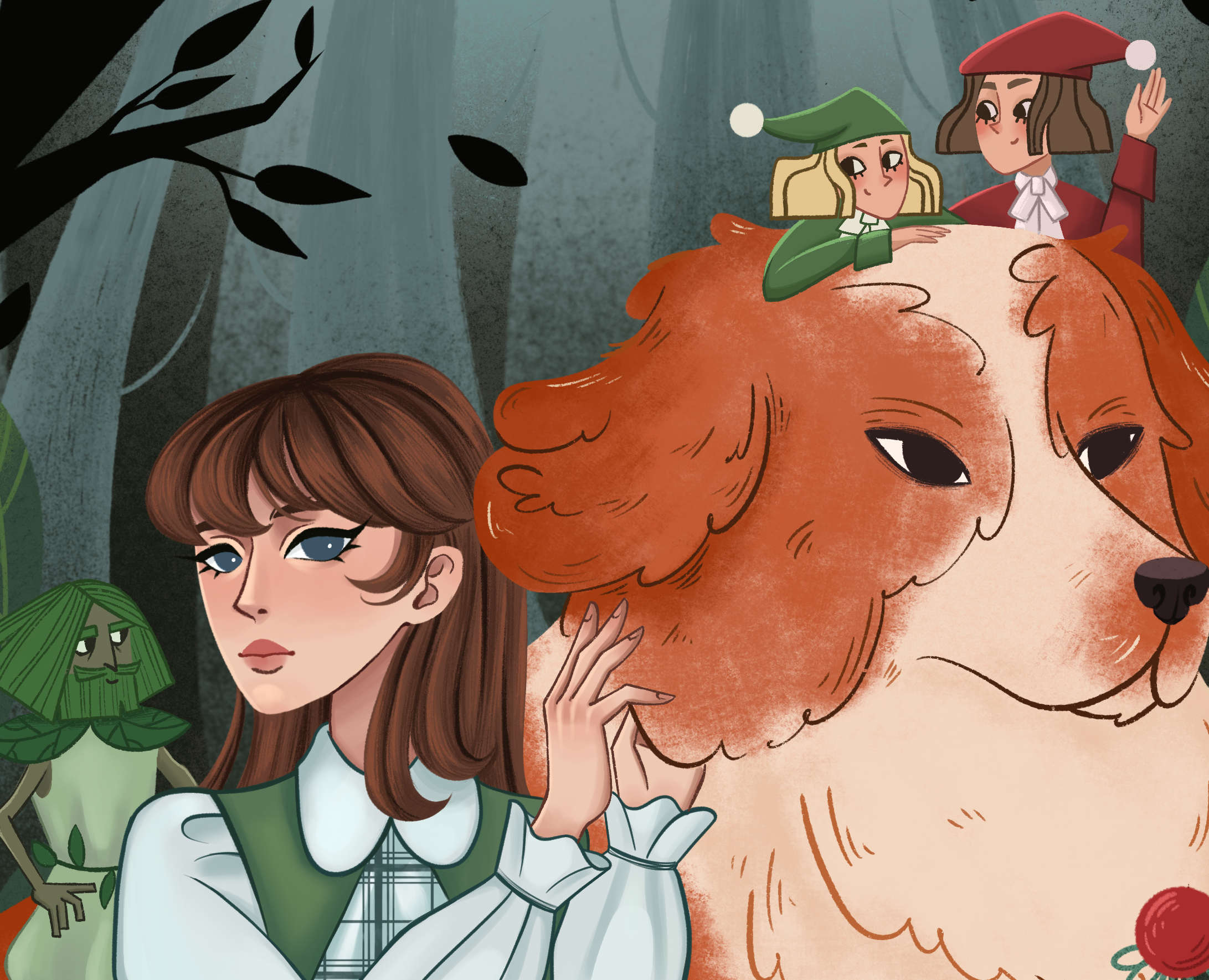 Иллюстрация обложки для детской книги — Иллюстрация на Dprofile