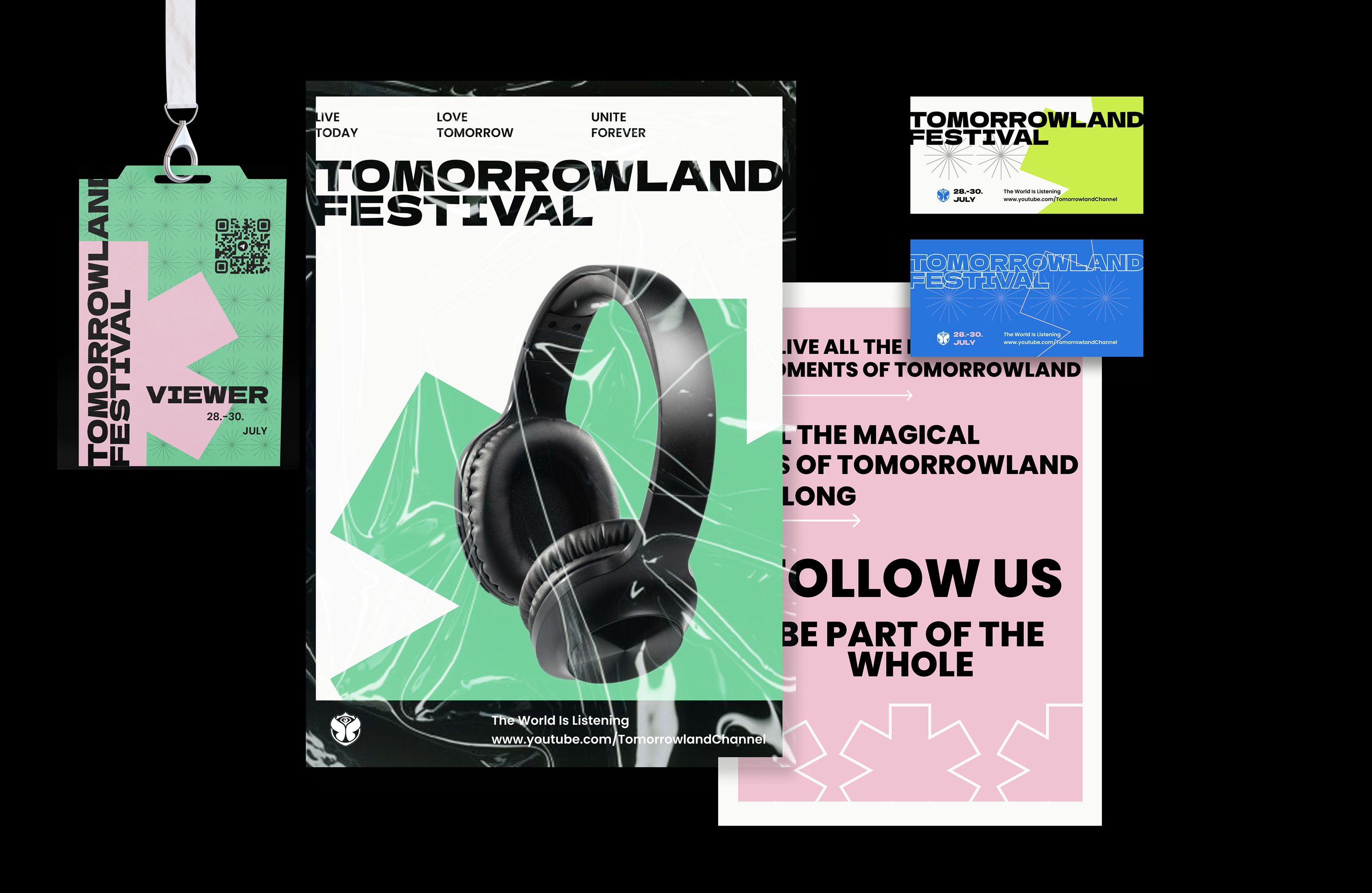 Identity concept for a music festival Tommorowland — Изображение №9 — Брендинг, Графика на Dprofile
