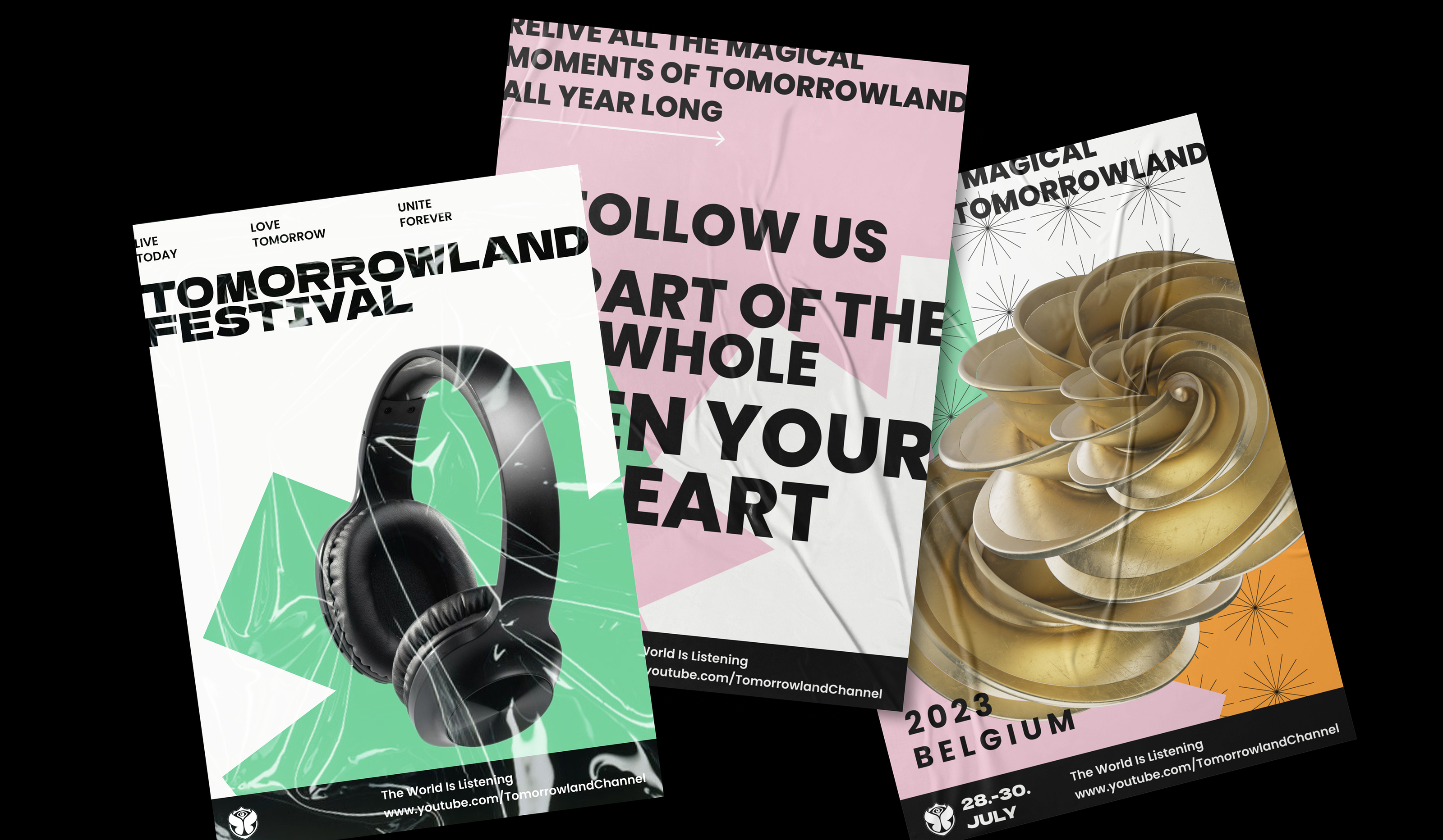 Identity concept for a music festival Tommorowland — Изображение №2 — Брендинг, Графика на Dprofile