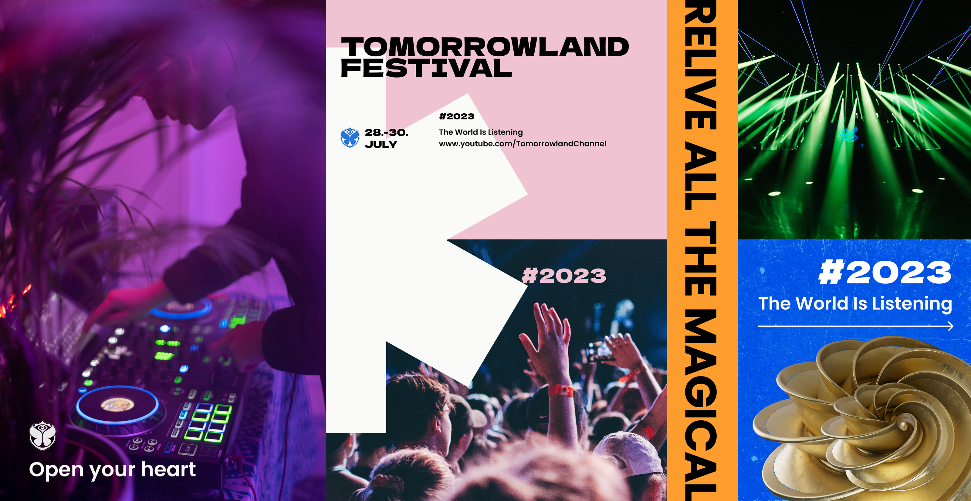 Identity concept for a music festival Tommorowland — Изображение №1 — Брендинг, Графика на Dprofile