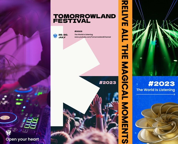 Identity concept for a music festival Tommorowland — Брендинг, Графика на Dprofile