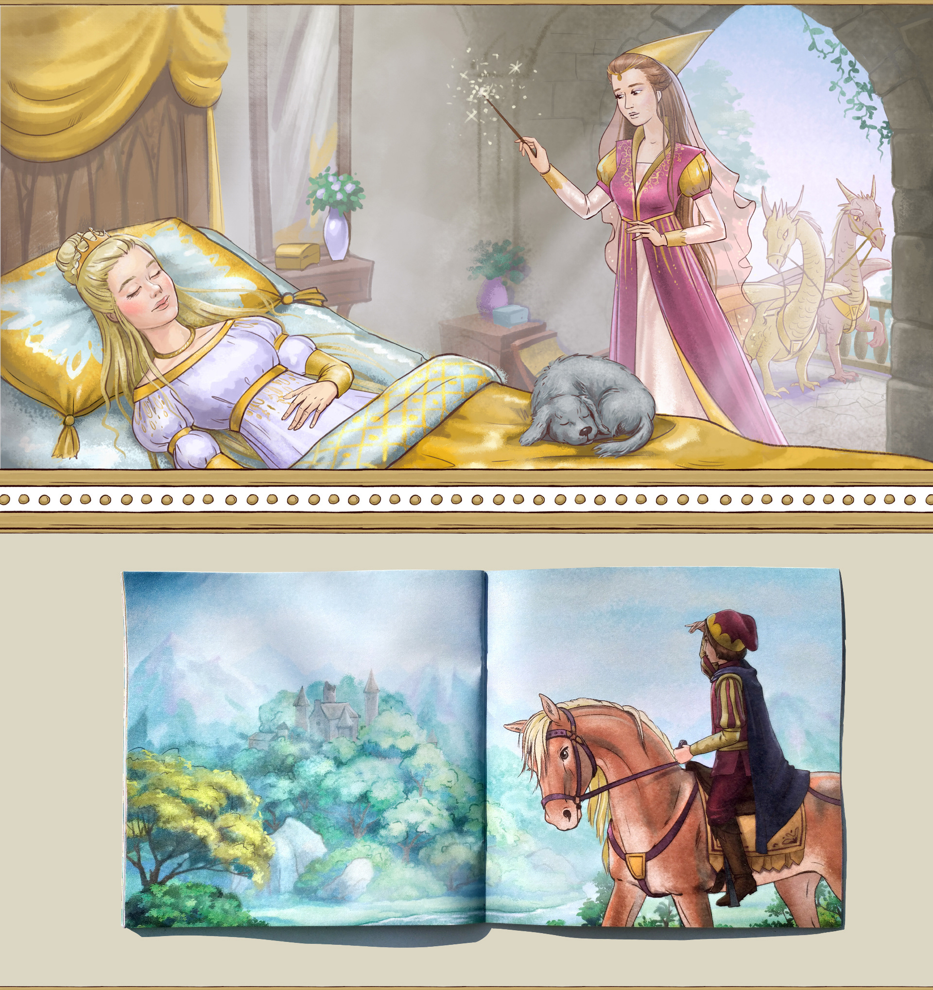 Sleeping Beauty — Изображение №3 — Иллюстрация на Dprofile