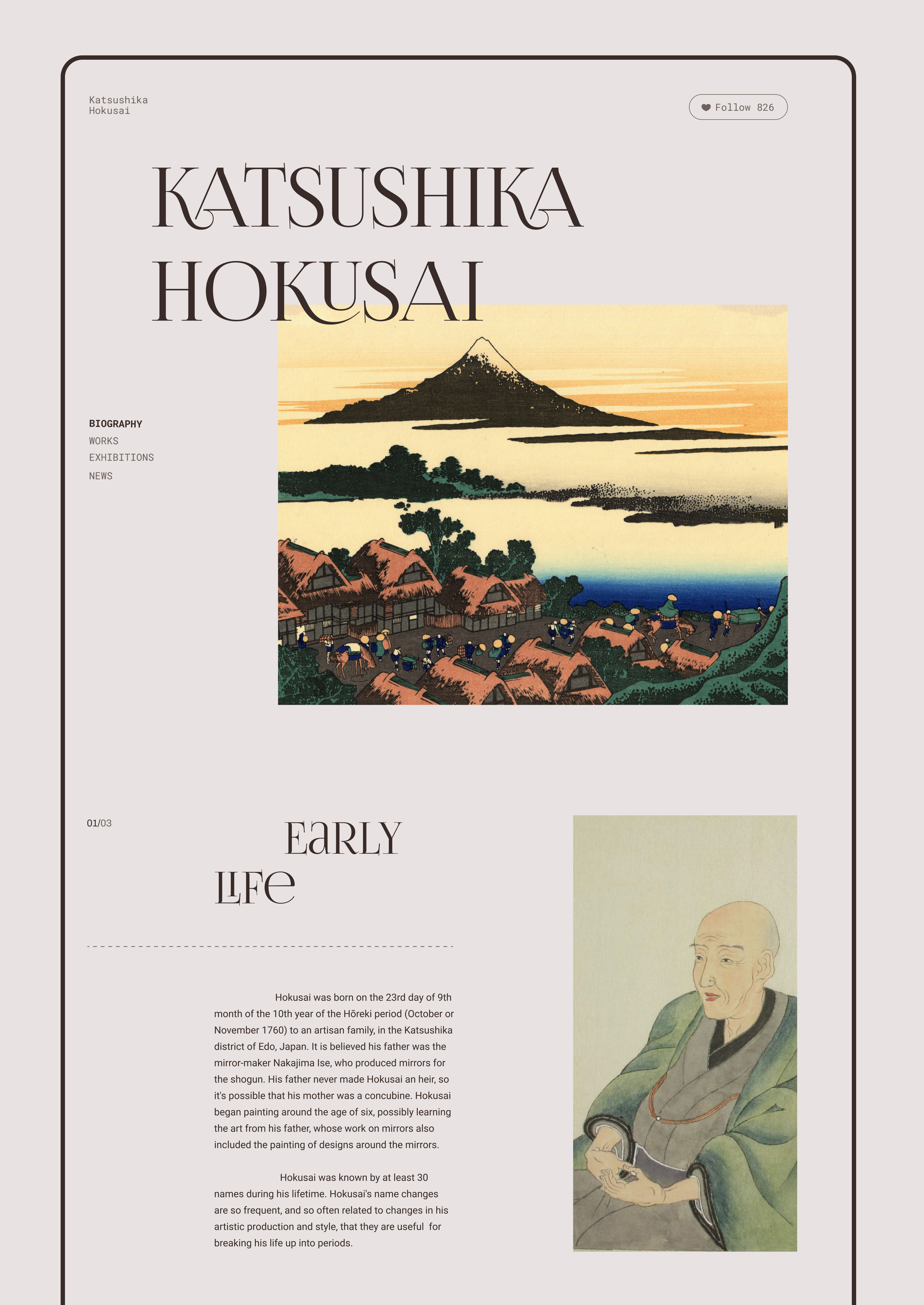 Longread - Katsushika Hokusai — Изображение №4 — Интерфейсы на Dprofile