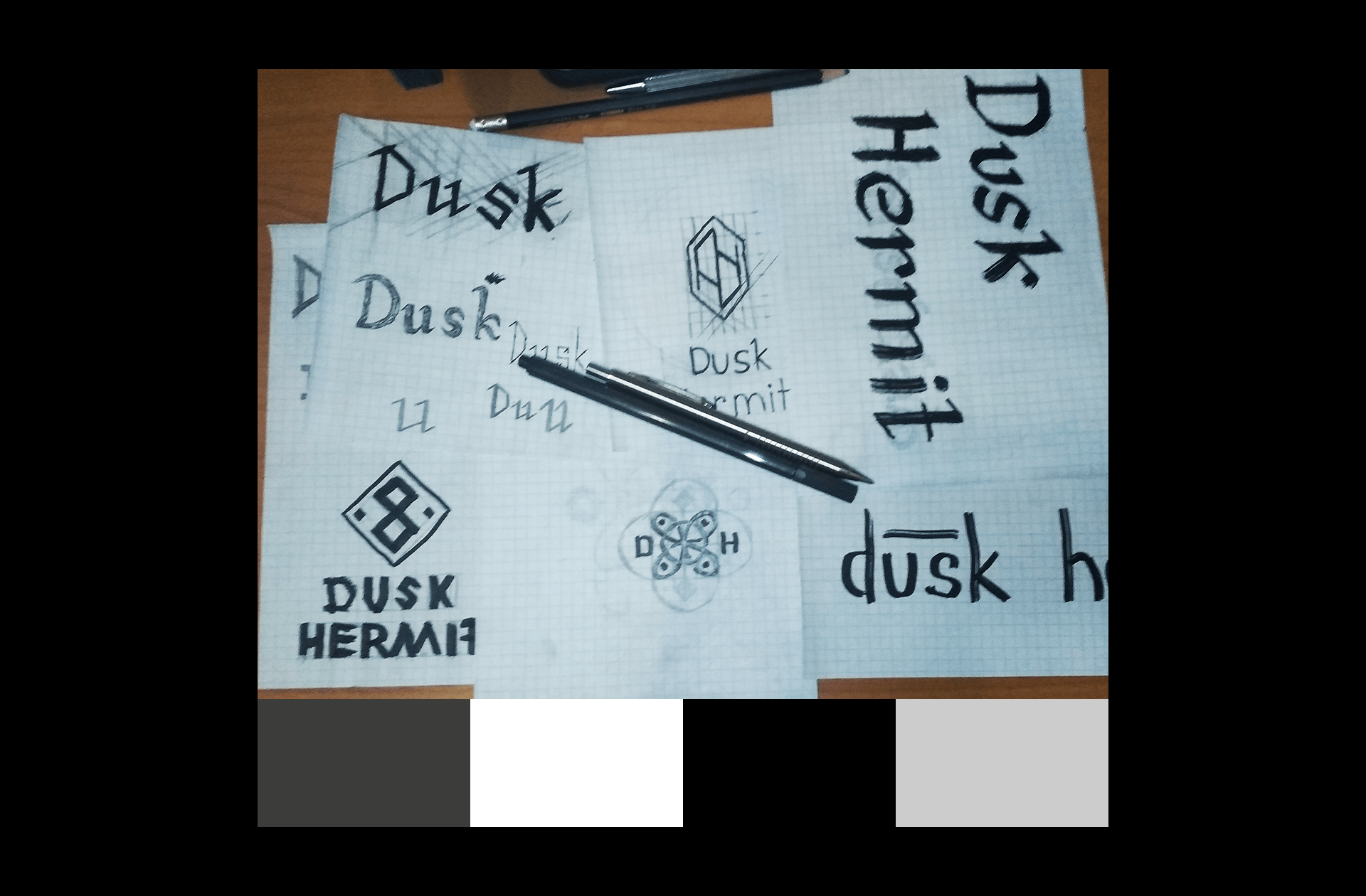 Dusk Hermit | логотип для бренда одежды — Изображение №2 — Брендинг, Графика на Dprofile