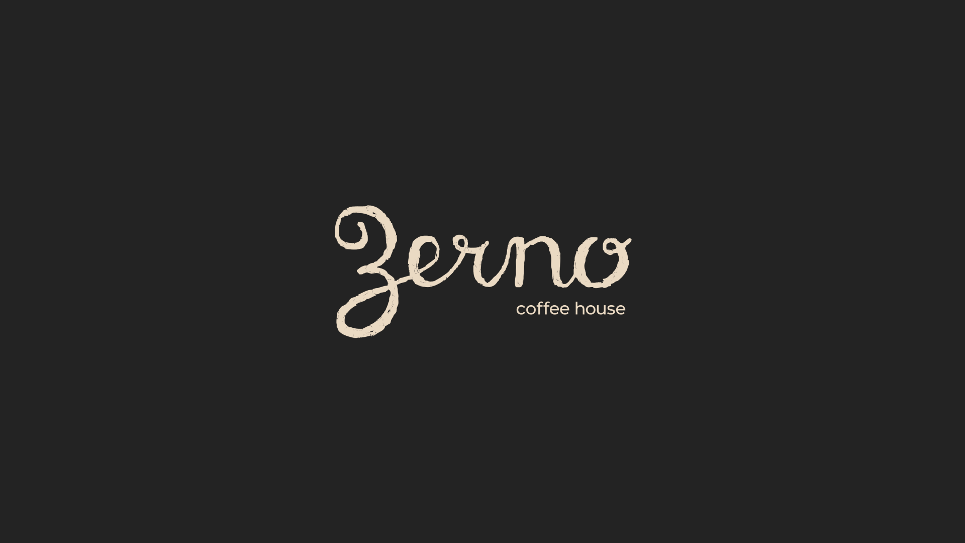 Zerno | леттеринг-знак кофейни — Изображение №3 — Брендинг, Графика на Dprofile
