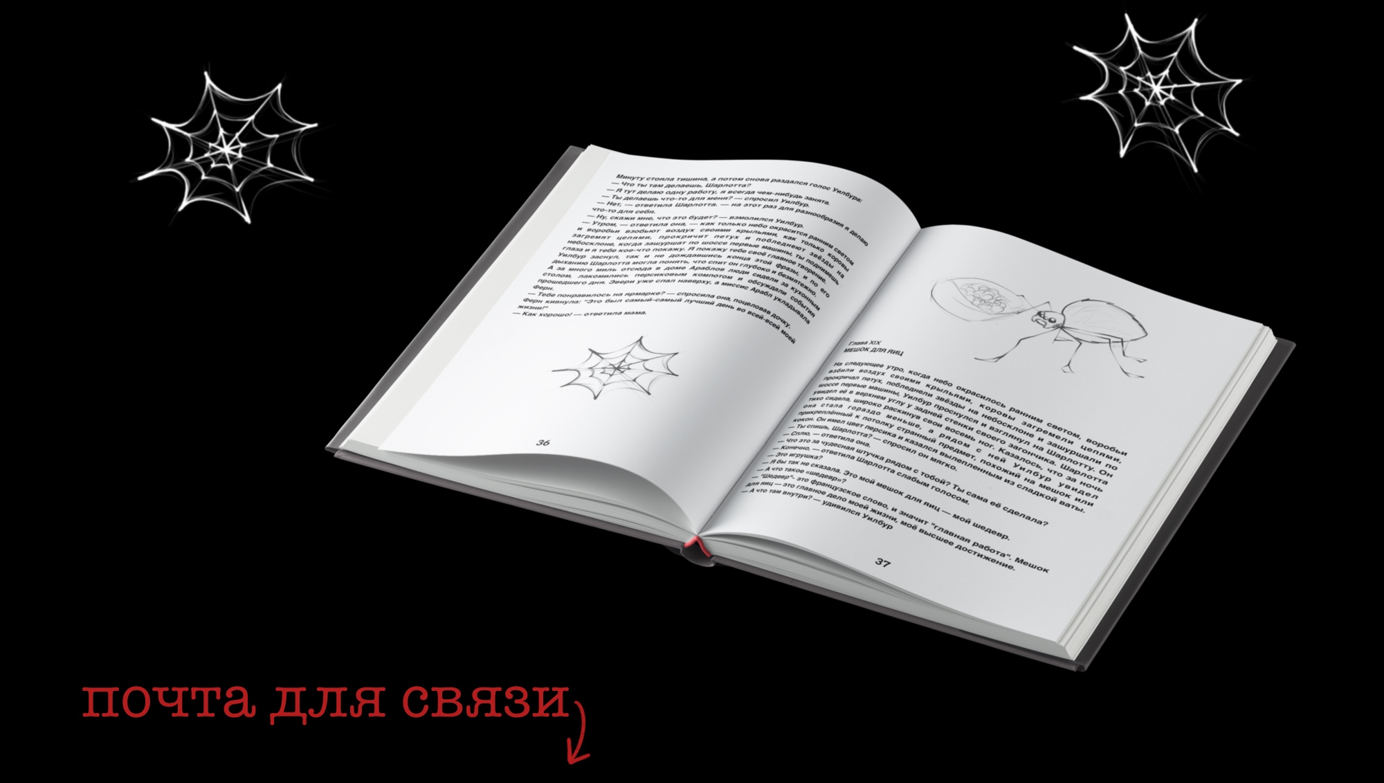 Обложка книги «Паутина Шарлотты» — Изображение №8 — Иллюстрация, Графика на Dprofile