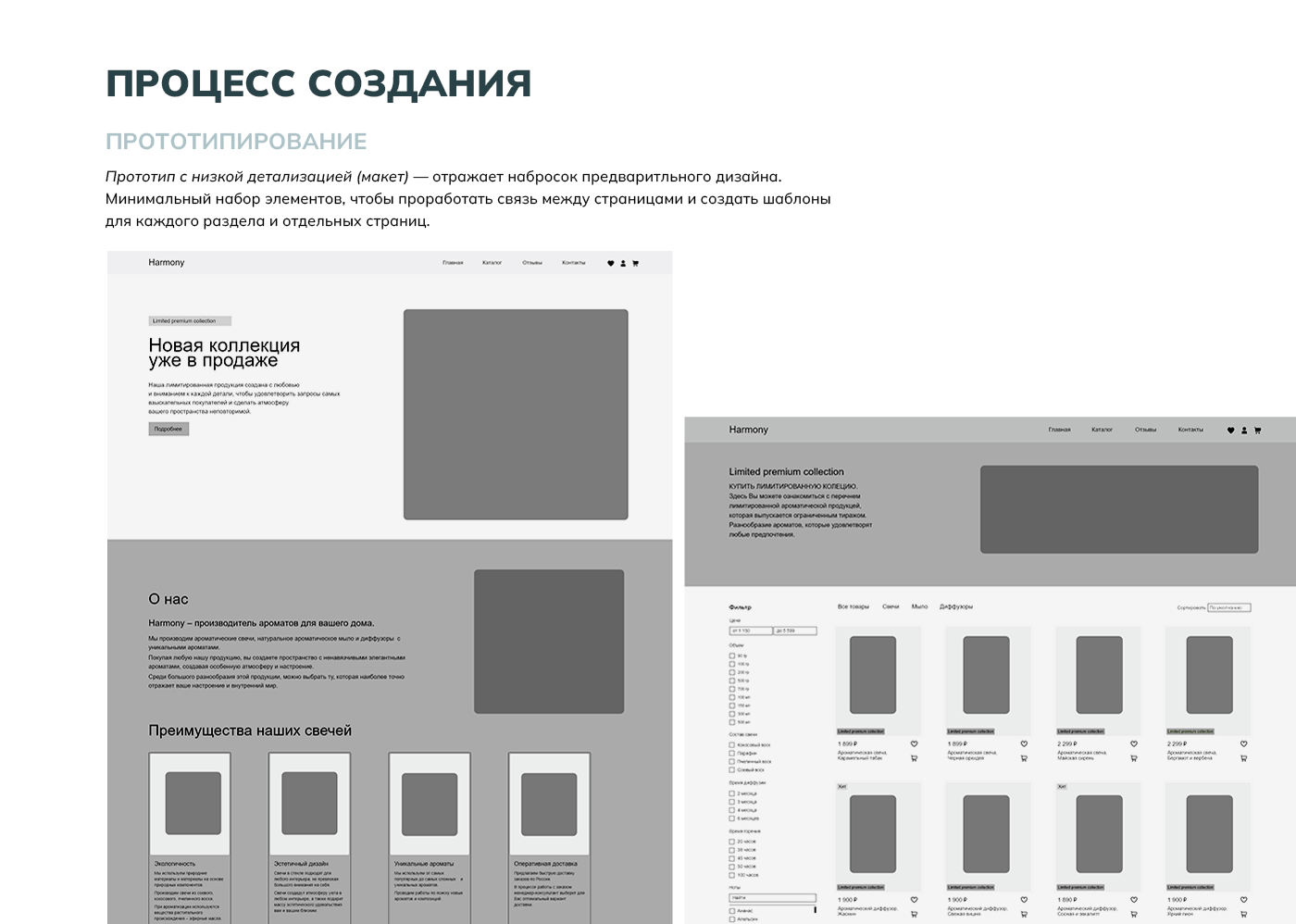 Дизайн лендинга, сайта, продукта | Harmony — Изображение №5 — Интерфейсы, Брендинг на Dprofile
