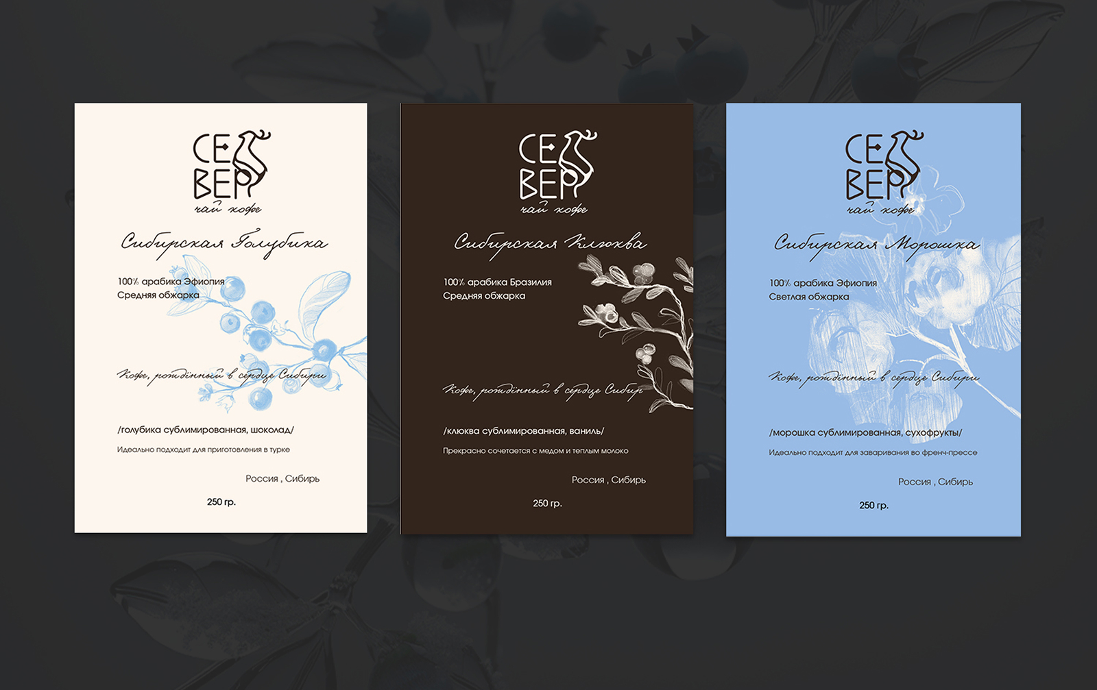 Айдентика кофейни «Север» — Изображение №11 — Брендинг на Dprofile