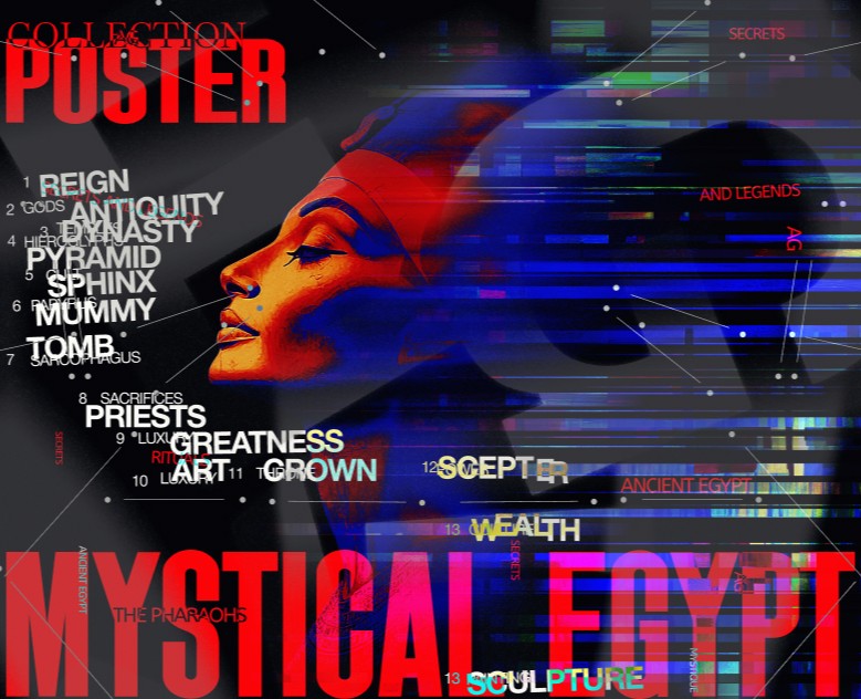 Mystical Egypt | Poster collection — Графика на Dprofile