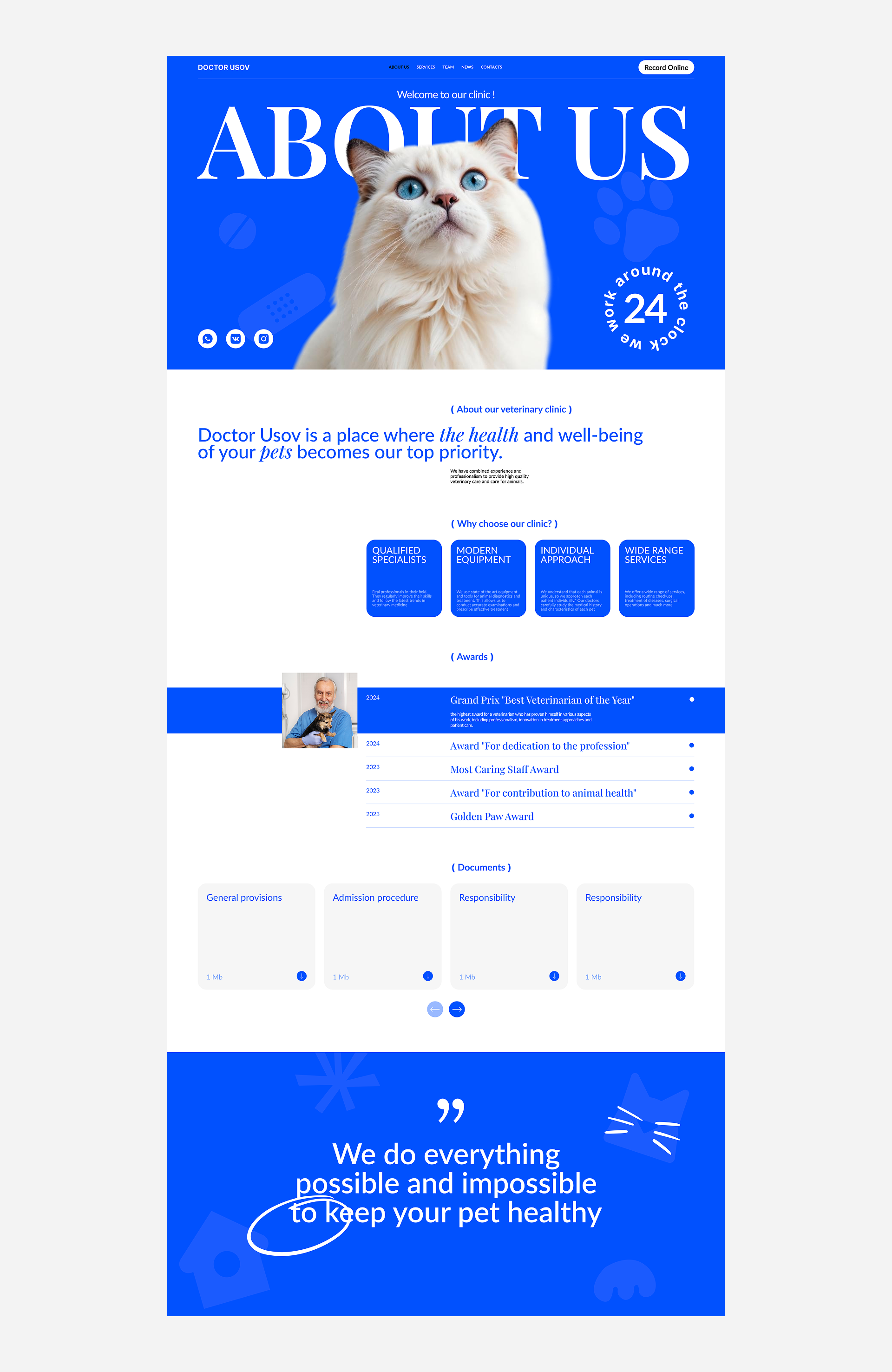 Doctor Usov | Corporate website — Изображение №10 — Интерфейсы, Графика на Dprofile