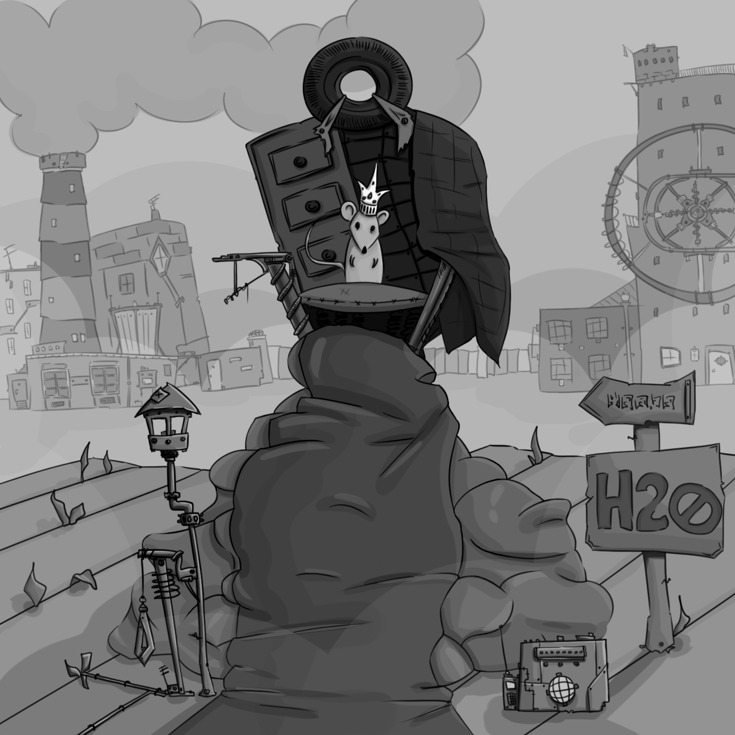 Monochrome illustration — Изображение №4 — Иллюстрация, Графика на Dprofile