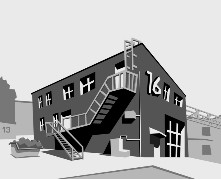 Monochrome illustration на Dprofile
