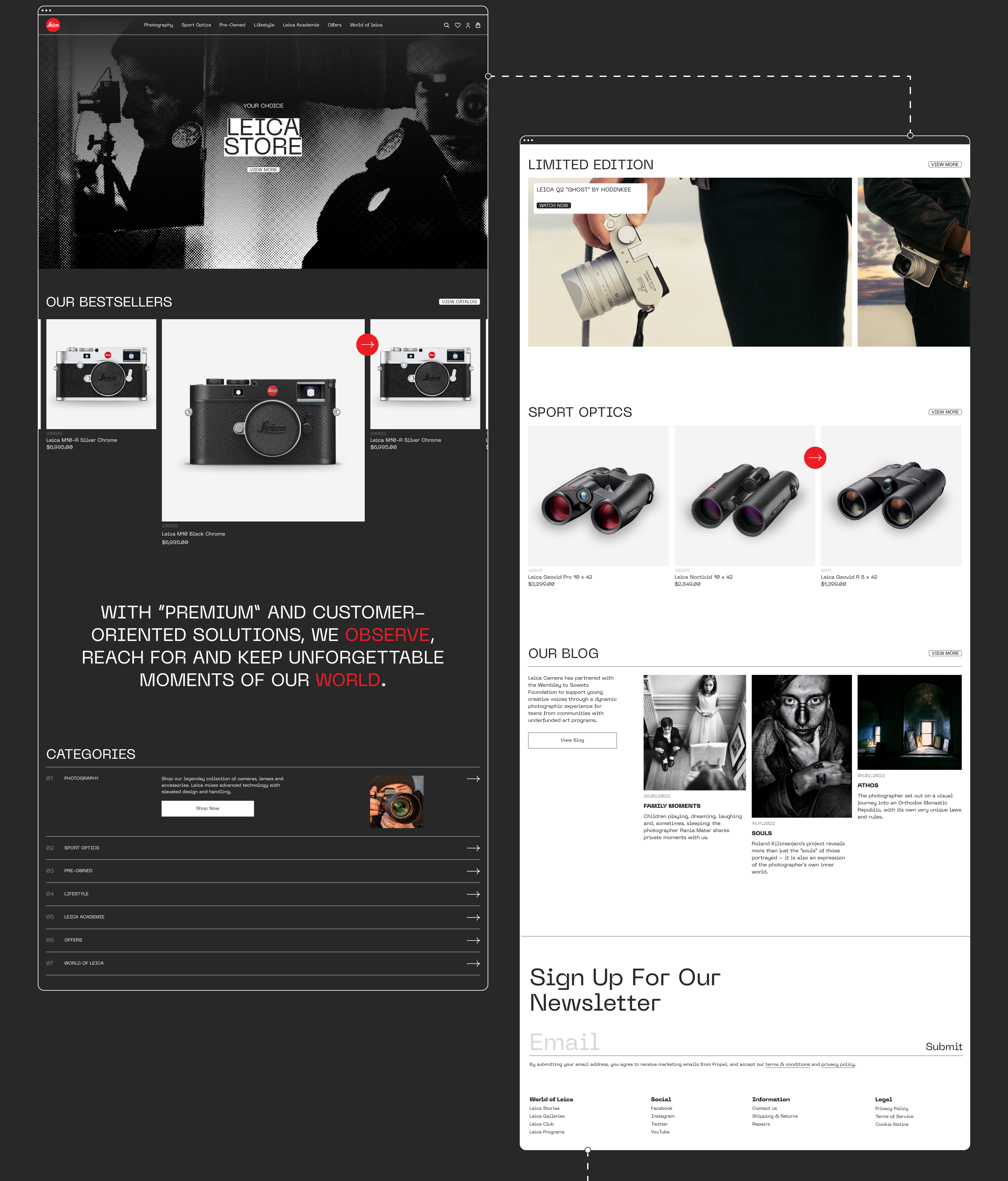 Leica Redesign | E-commerce — Изображение №2 — Интерфейсы на Dprofile