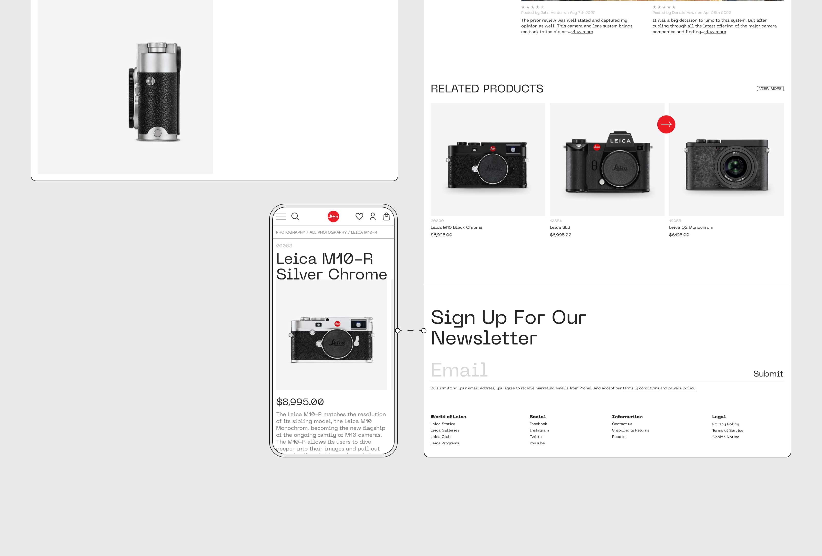 Leica Redesign | E-commerce — Изображение №8 — Интерфейсы на Dprofile