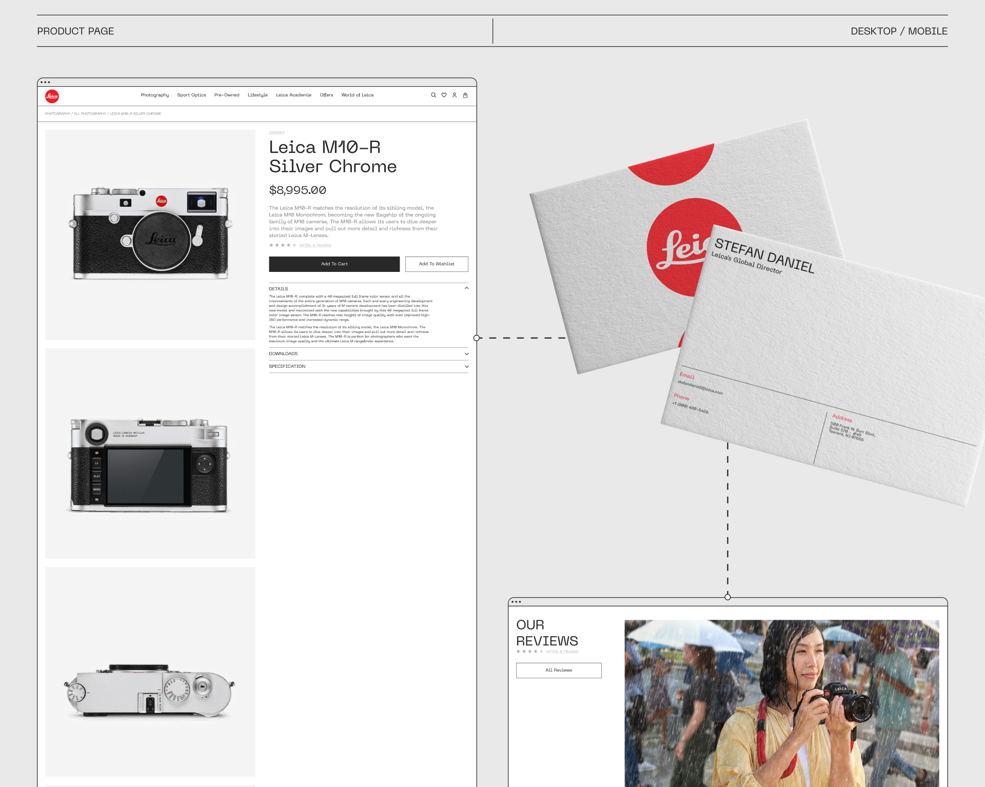 Leica Redesign | E-commerce — Изображение №7 — Интерфейсы на Dprofile
