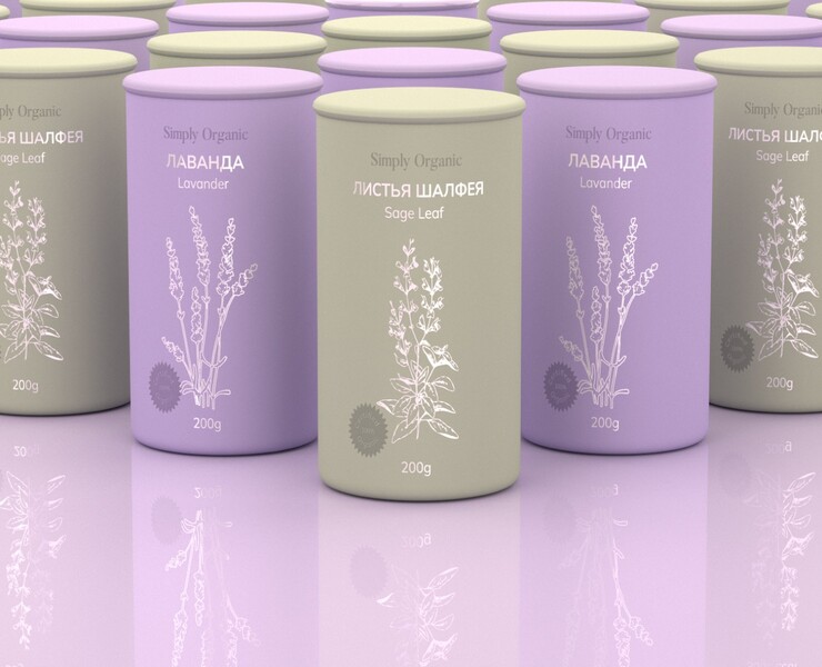 Packaging design «Sage Leaf» — Брендинг, Анимация на Dprofile