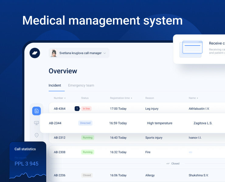 Medical management system. Design concept — Интерфейсы на Dprofile