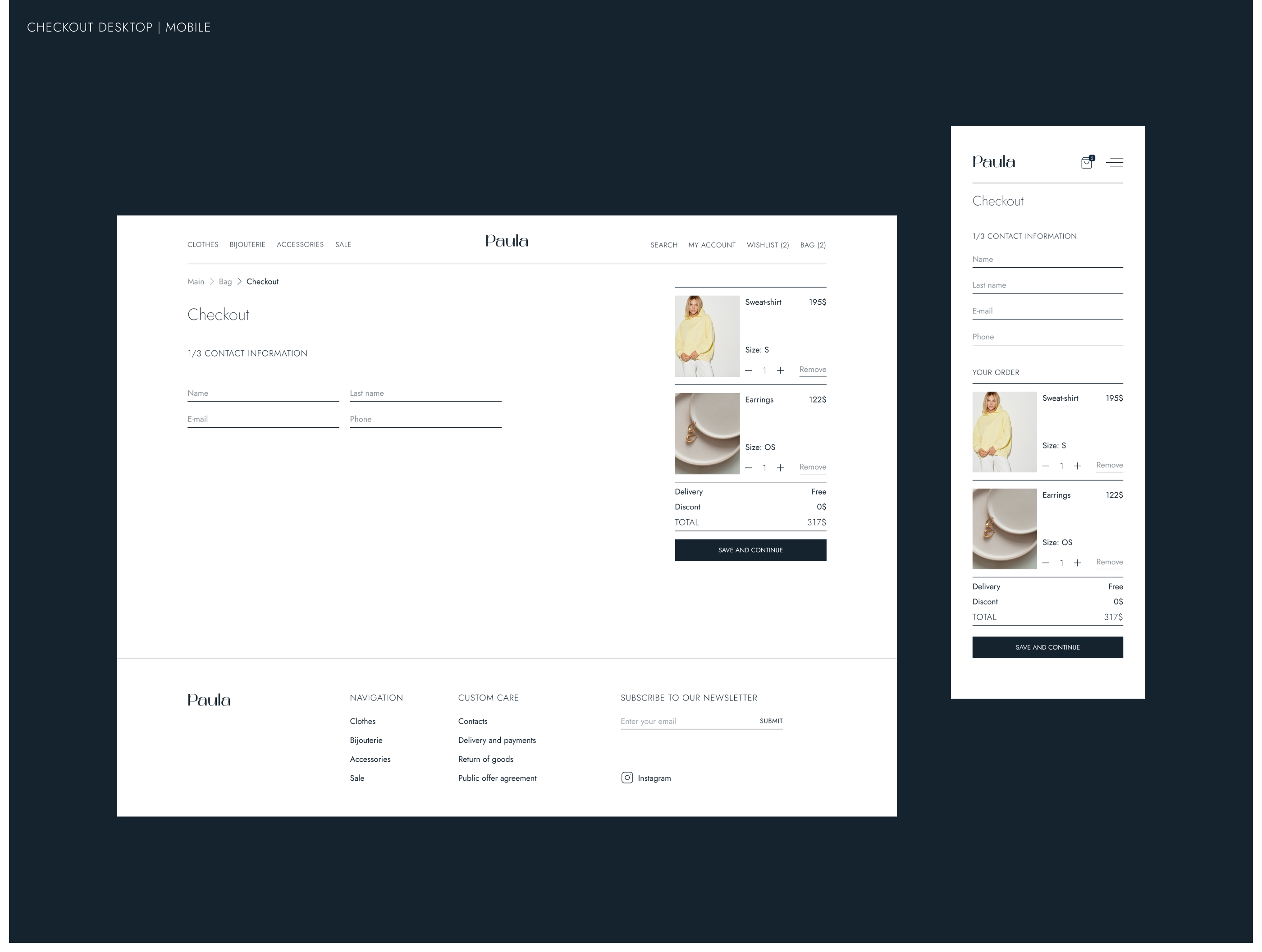 Paula | E-commerce Redesign Concept — Изображение №11 — Интерфейсы на Dprofile