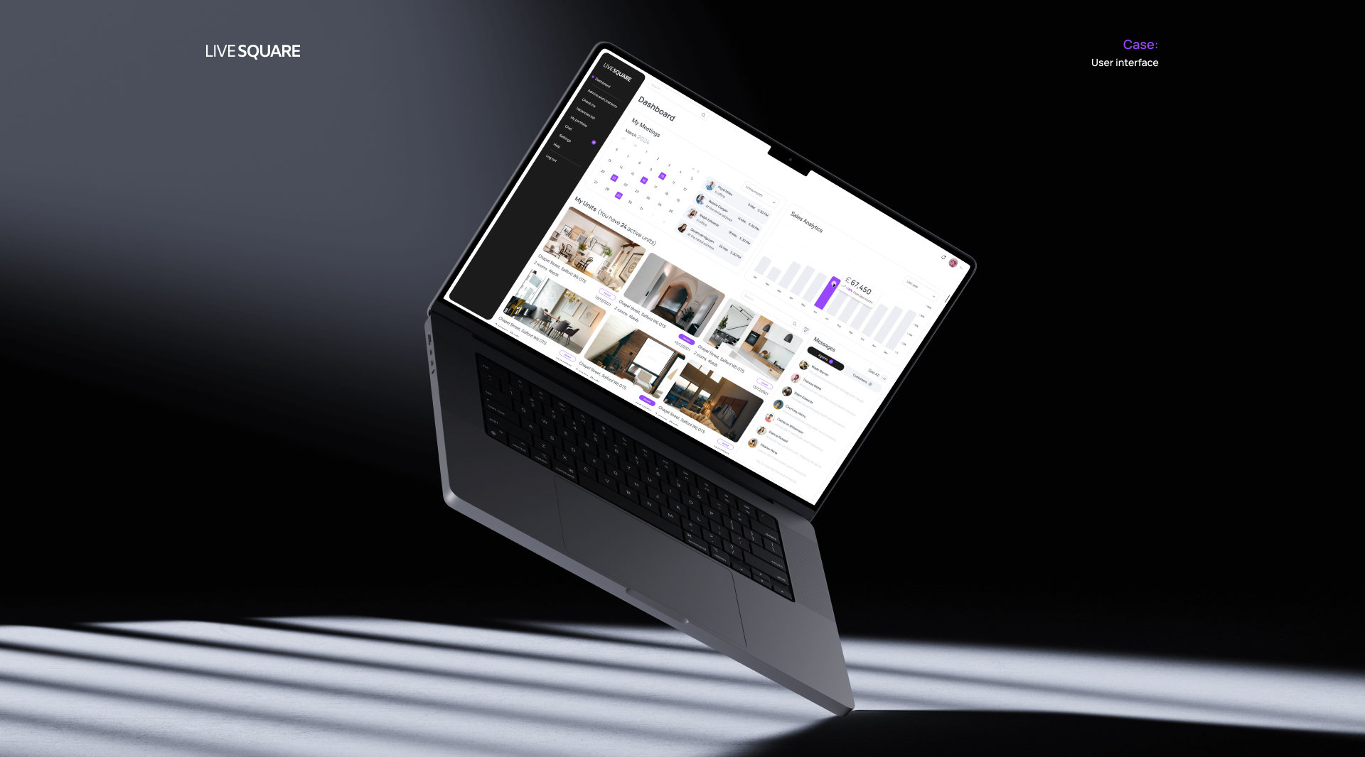 CRM System "Live Square" — Изображение №1 — Интерфейсы, Брендинг на Dprofile