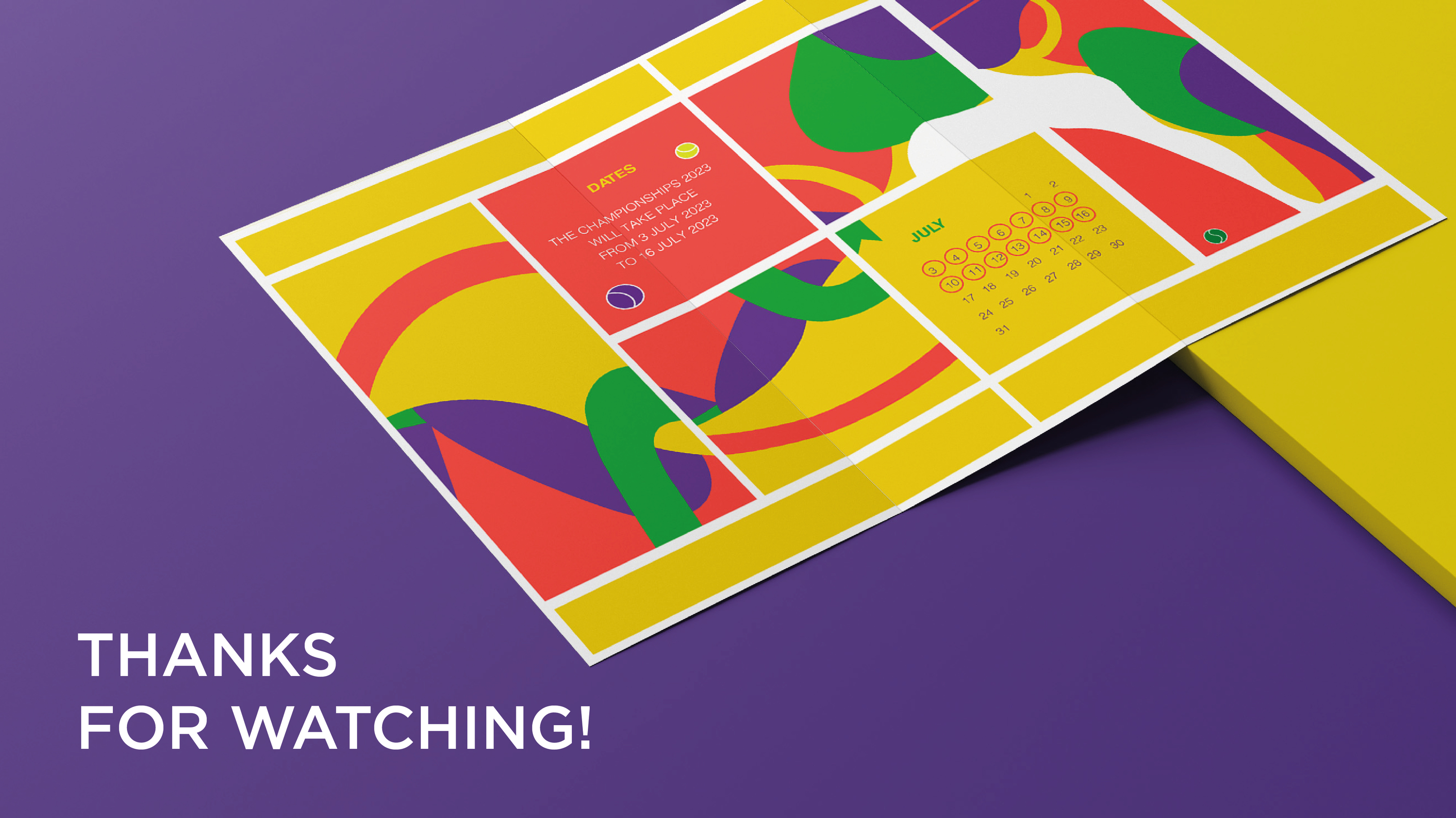 LEAFLET REDESIGN FOR WIMBLEDON 2023 — Изображение №5 — Иллюстрация, Графика на Dprofile