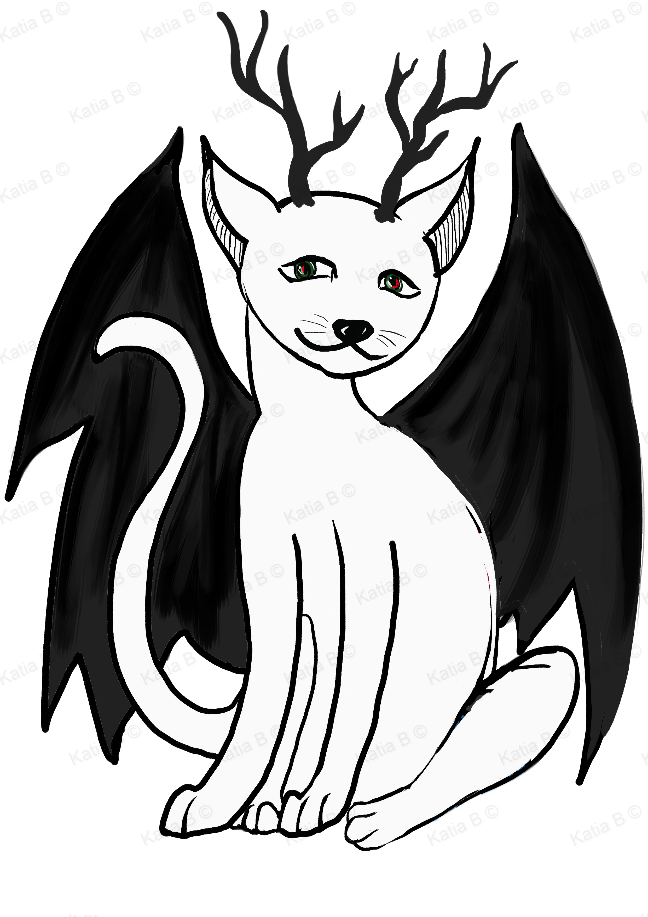 Bat Cat — Изображение №1 — Иллюстрация на Dprofile