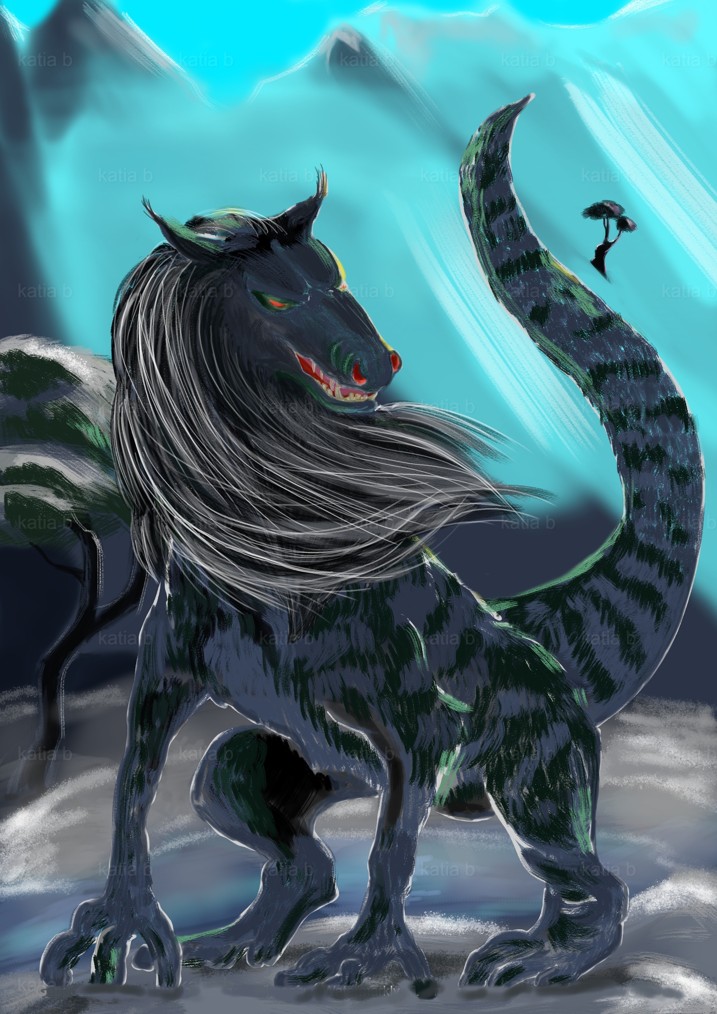 Snow Dragon — Изображение №1 — Иллюстрация, Графика на Dprofile