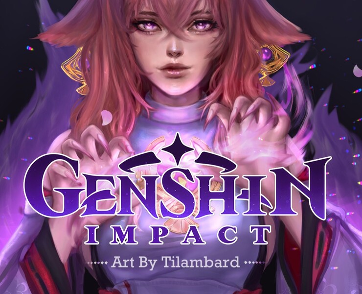 Genshin Impact characters — Брендинг, Иллюстрация на Dprofile