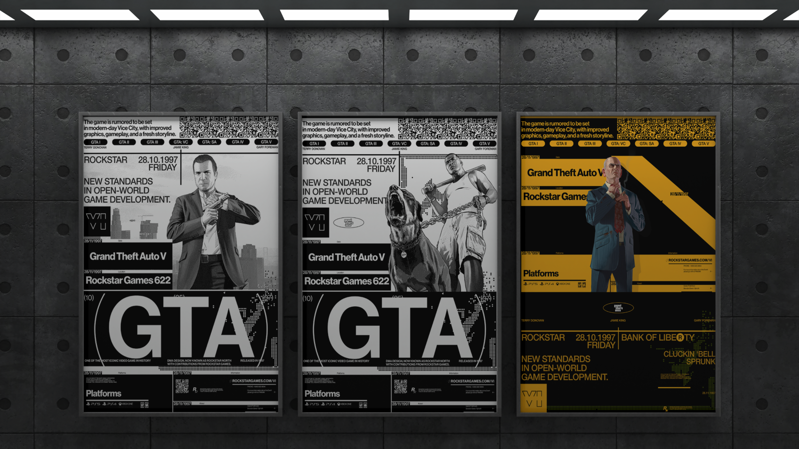 POSTERS COLLECTION | GTA, ANDY WARHOL, HALLOWEEN — Изображение №3 — Иллюстрация, Графика на Dprofile
