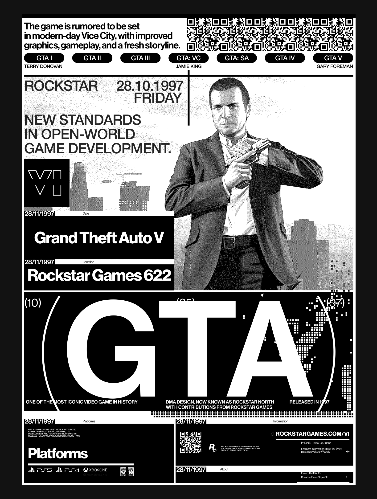 POSTERS COLLECTION | GTA, ANDY WARHOL, HALLOWEEN — Изображение №2 — Иллюстрация, Графика на Dprofile