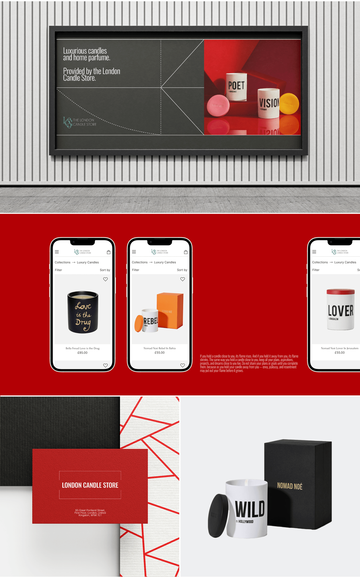 London Candle redesign — Изображение №6 — Интерфейсы, Маркетинг на Dprofile