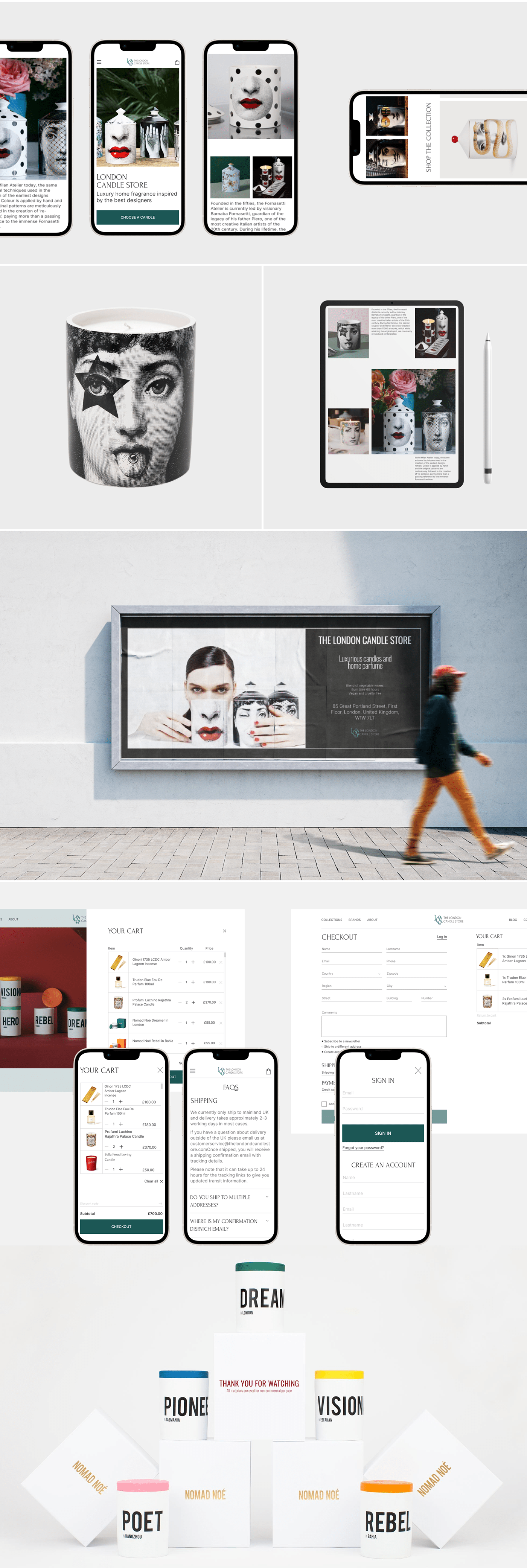 London Candle redesign — Изображение №9 — Интерфейсы, Маркетинг на Dprofile