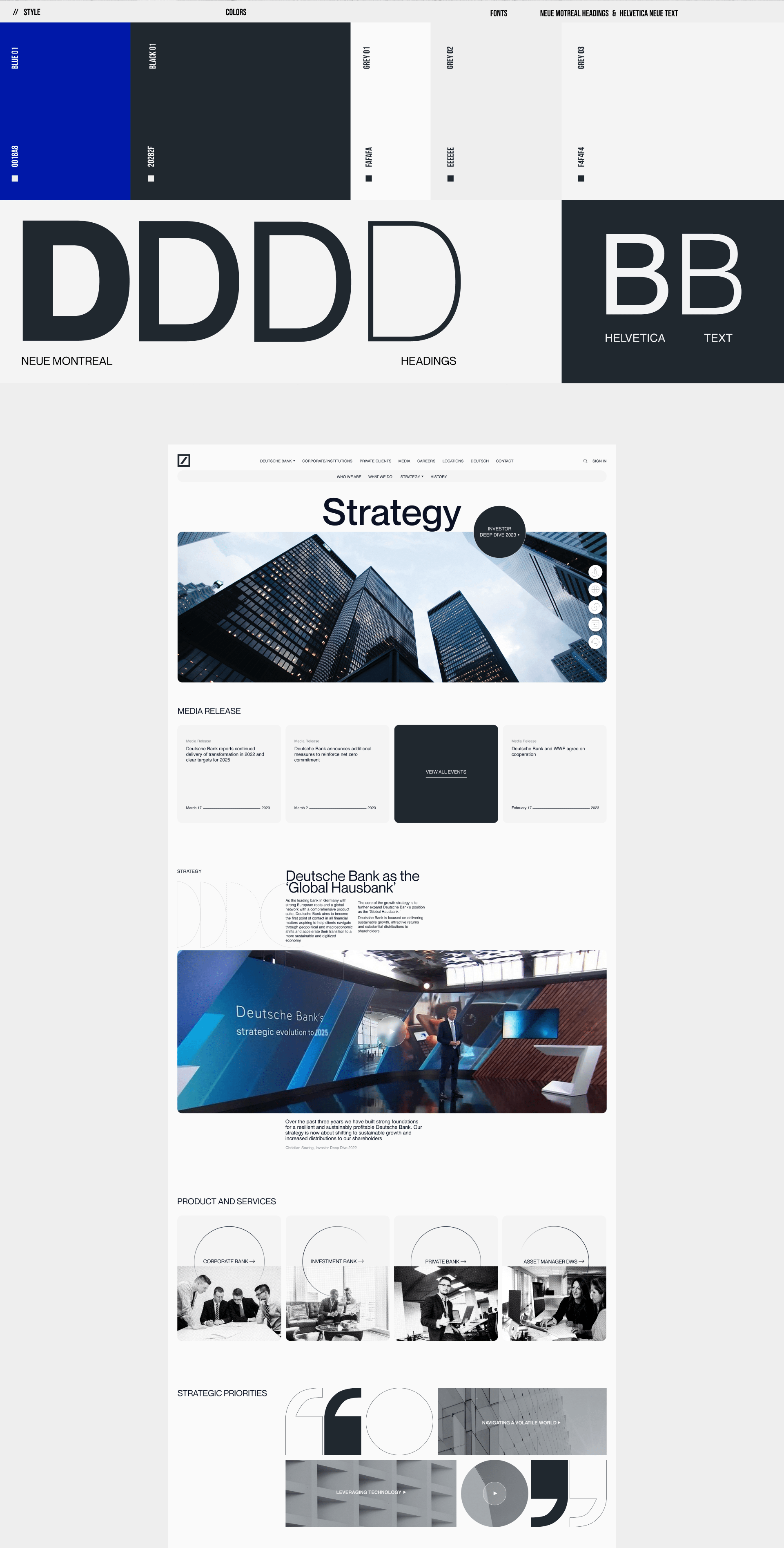 Deutsche Bank corporate website redesign — Изображение №5 — Интерфейсы, Графика на Dprofile