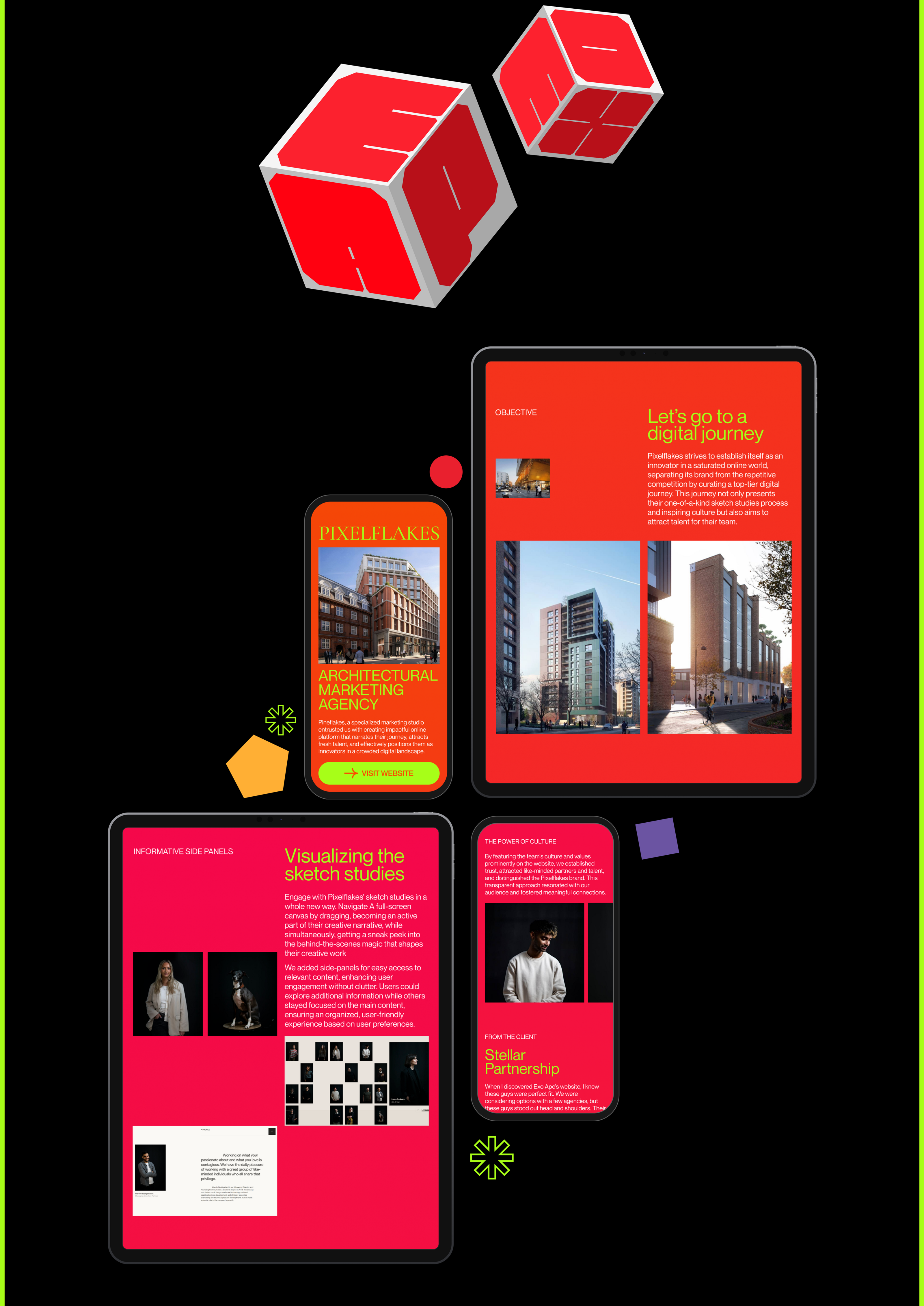 Exo Ape Agence Redesign Concept — Изображение №6 — Интерфейсы, Графика на Dprofile