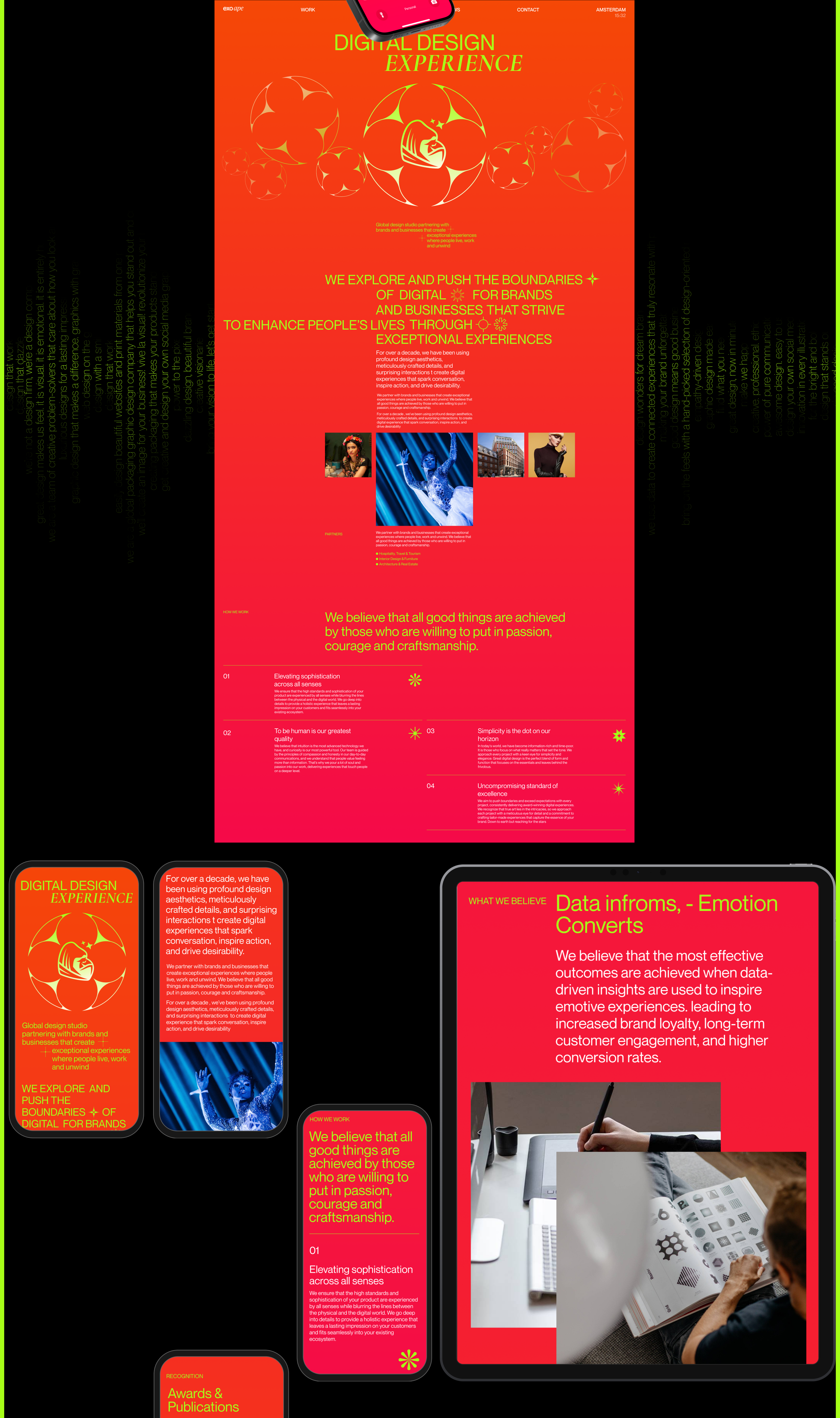 Exo Ape Agence Redesign Concept — Изображение №8 — Интерфейсы, Графика на Dprofile