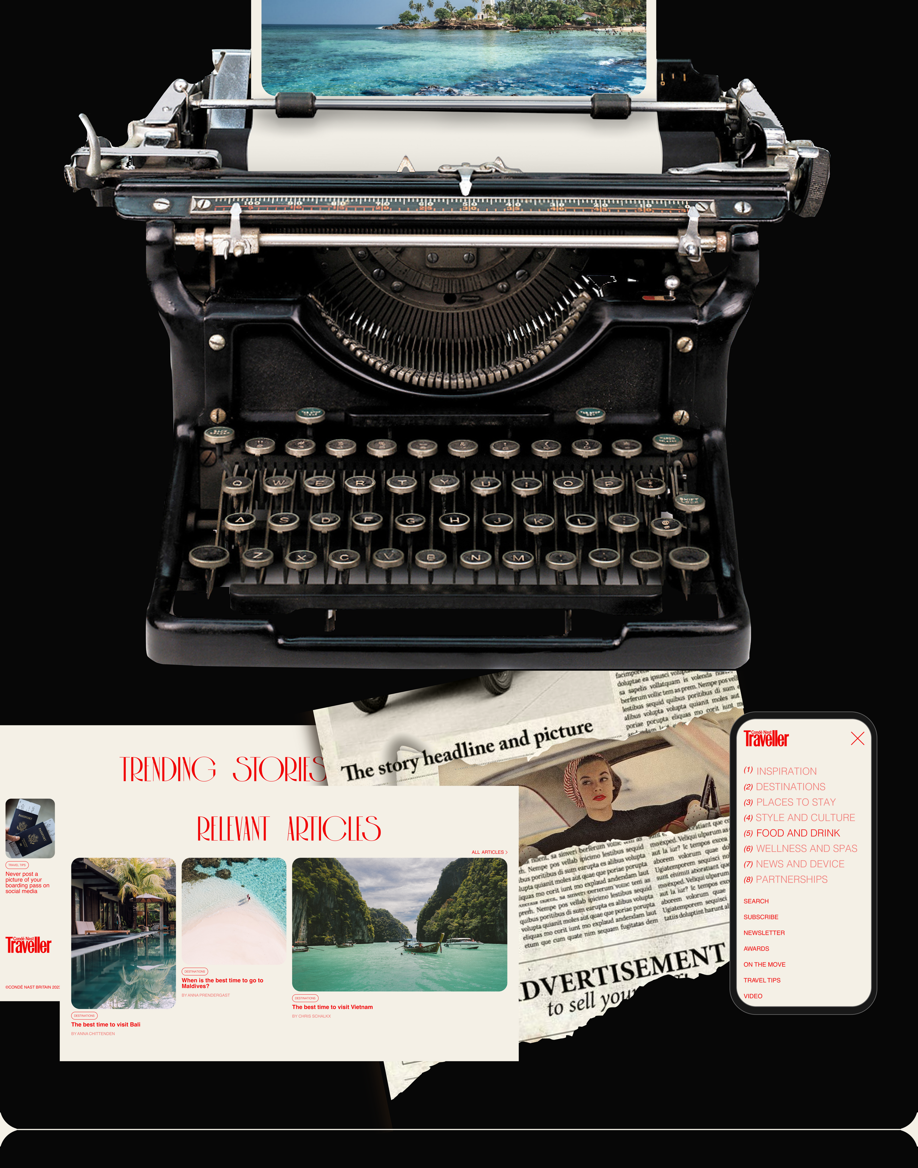 Conde Nast Traveller Redesign Concept — Изображение №6 — Интерфейсы, Графика на Dprofile