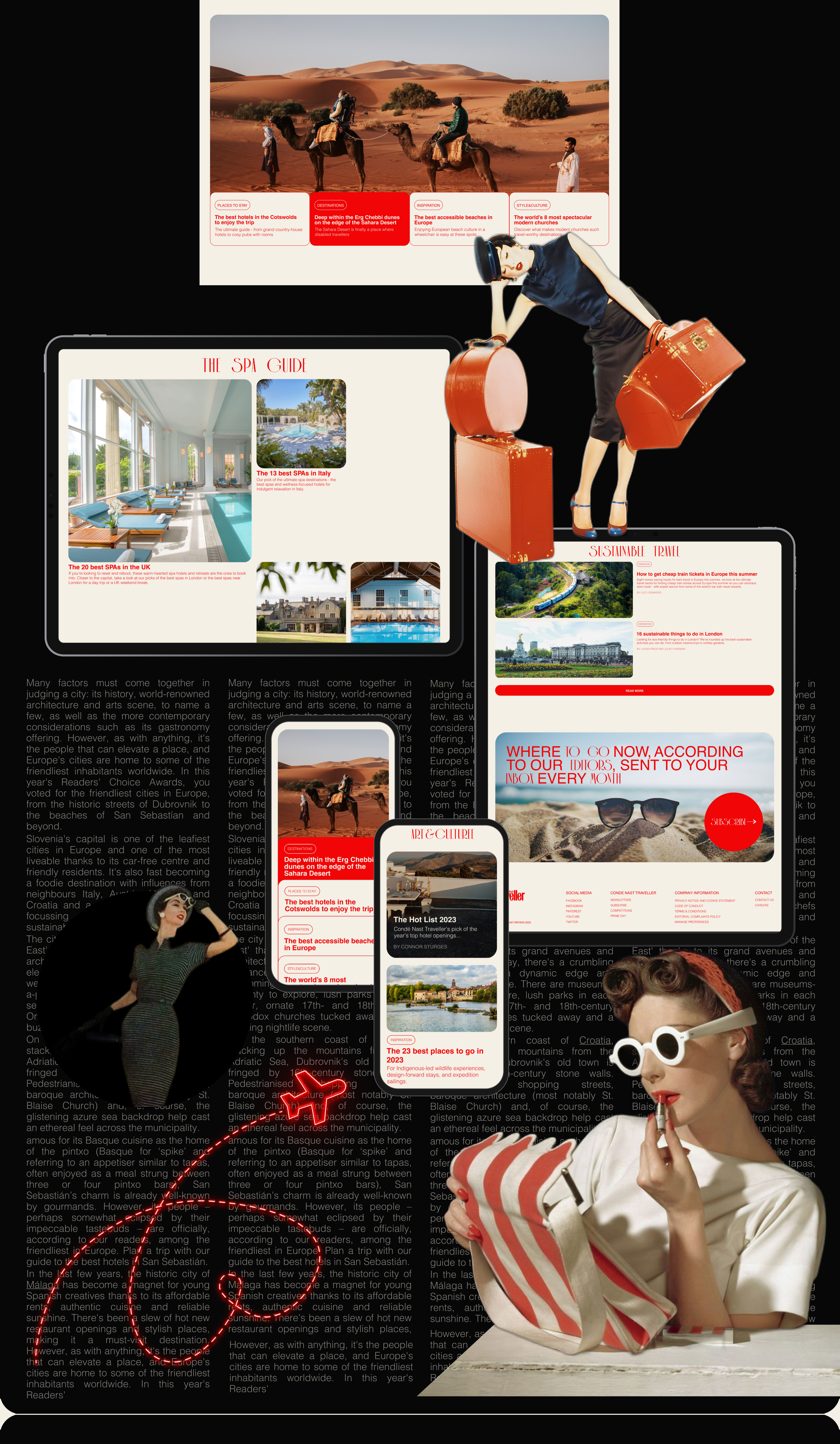 Conde Nast Traveller Redesign Concept — Изображение №3 — Интерфейсы, Графика на Dprofile