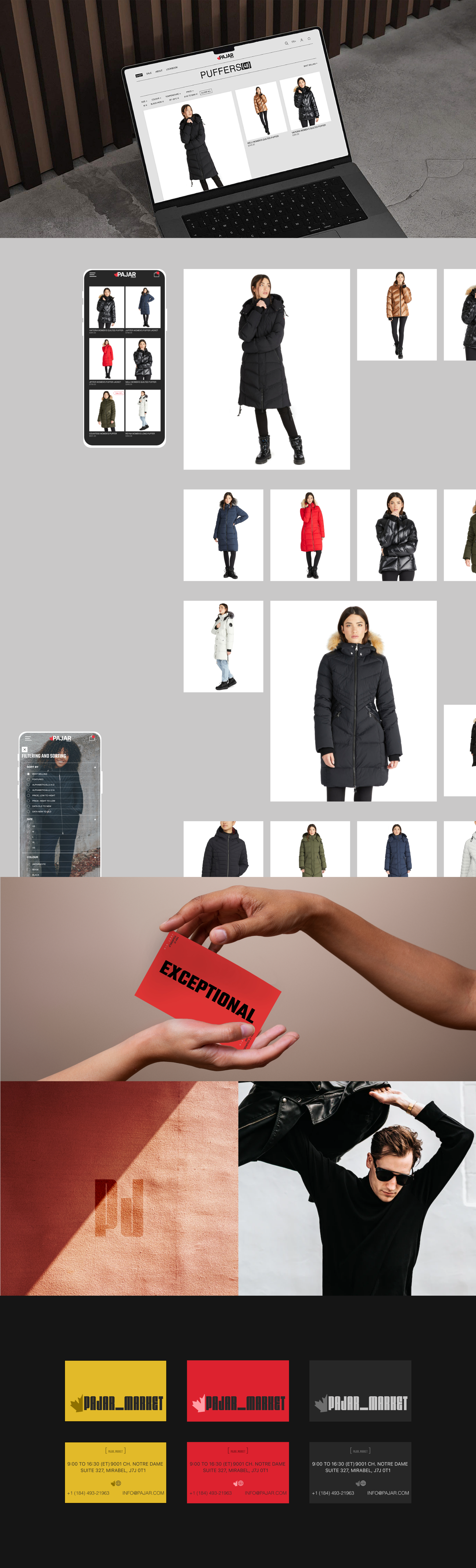 Pajar Canada | E-commerce — Изображение №3 — Интерфейсы на Dprofile